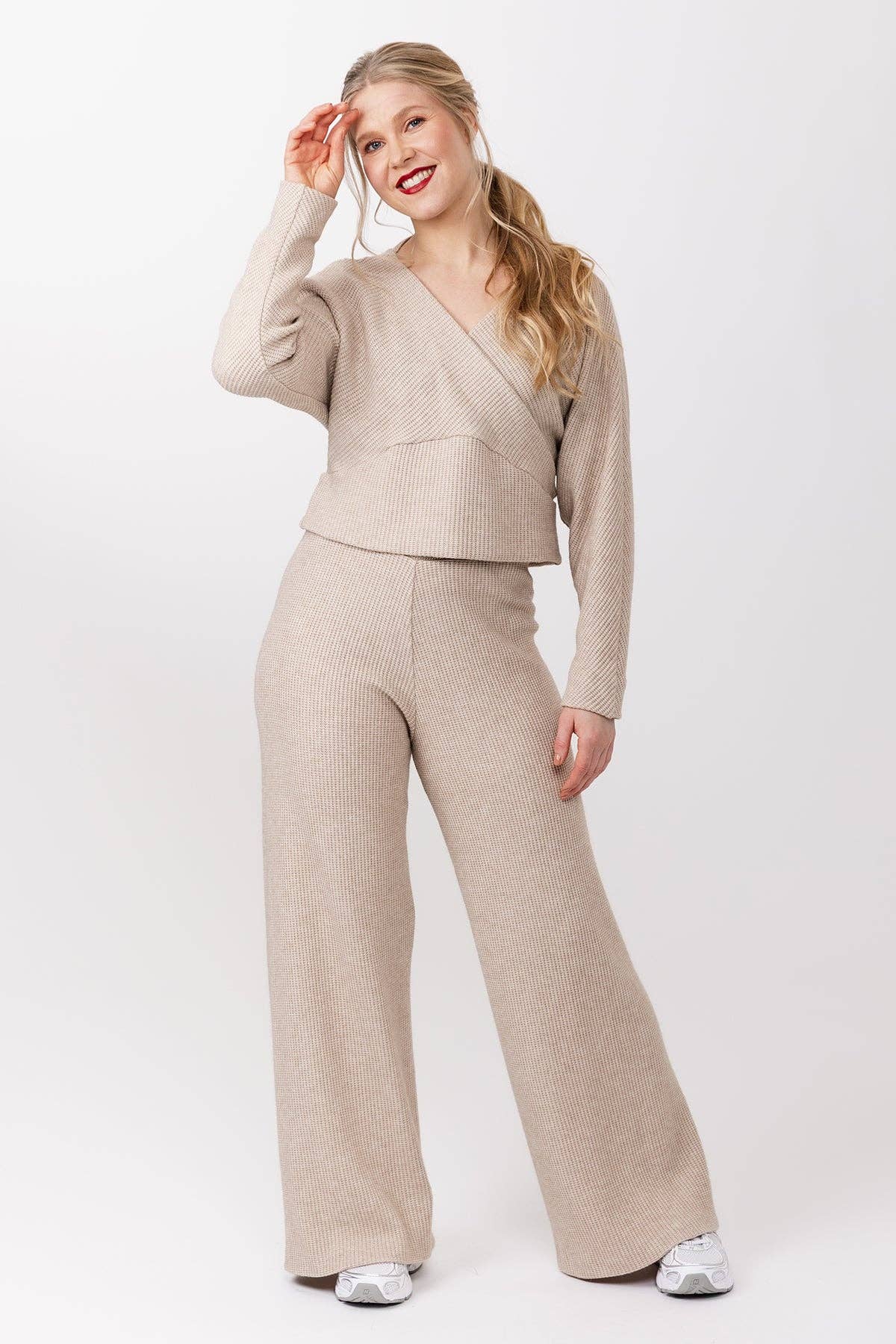 Kajo batwing wrap sweater & dress