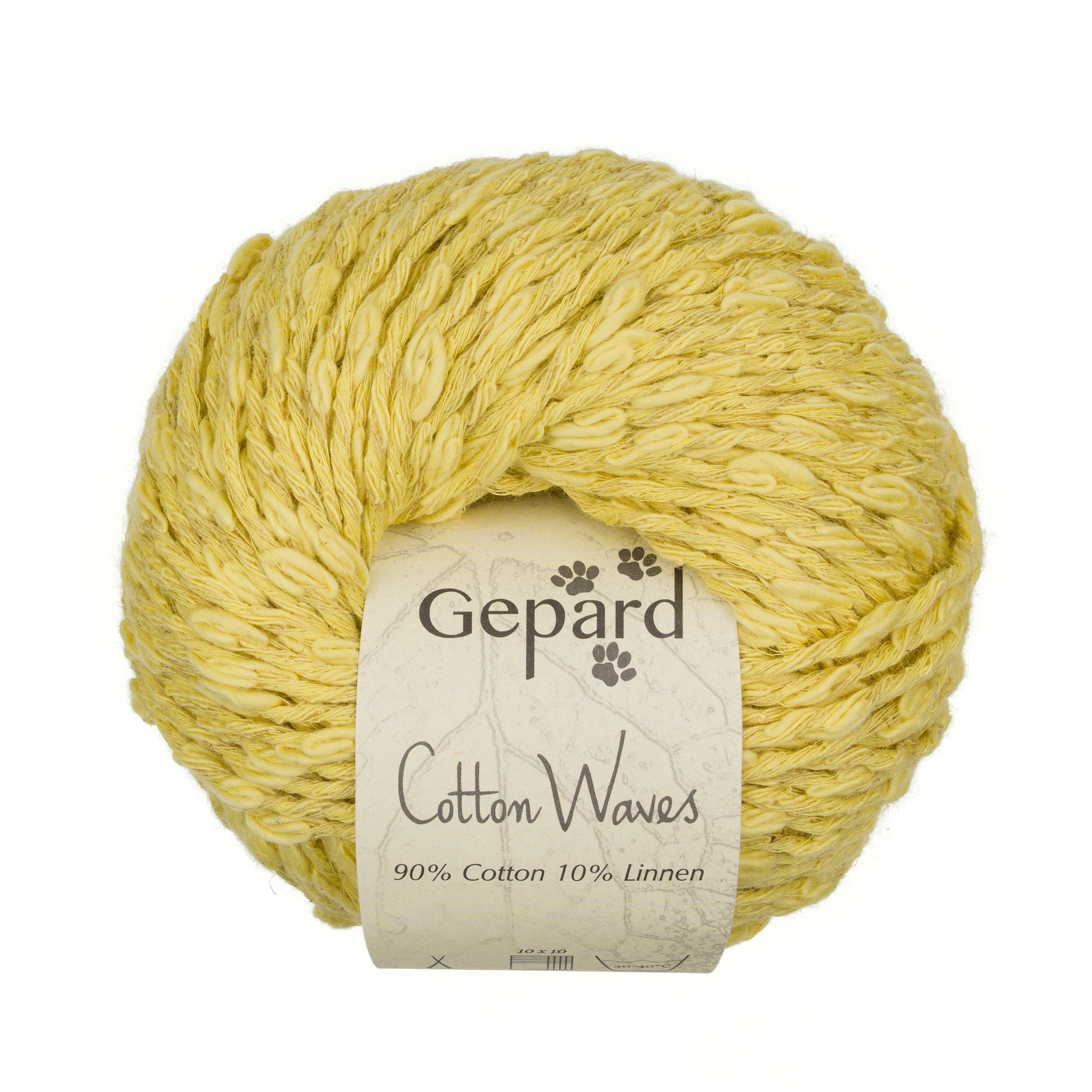 CottonWaves 117 Harvest Gold yarn ball