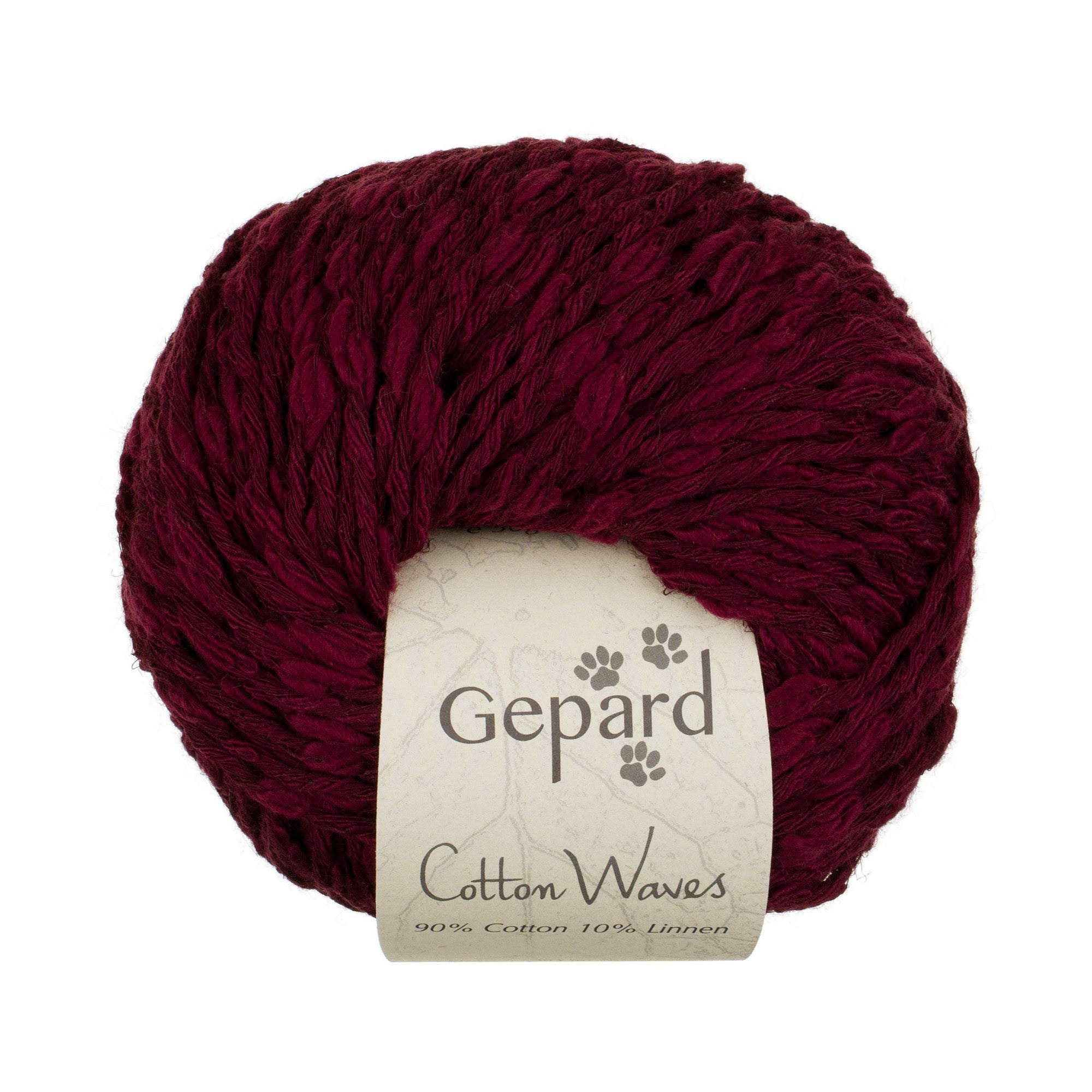 CottonWaves 472 Deep Cherry yarn ball
