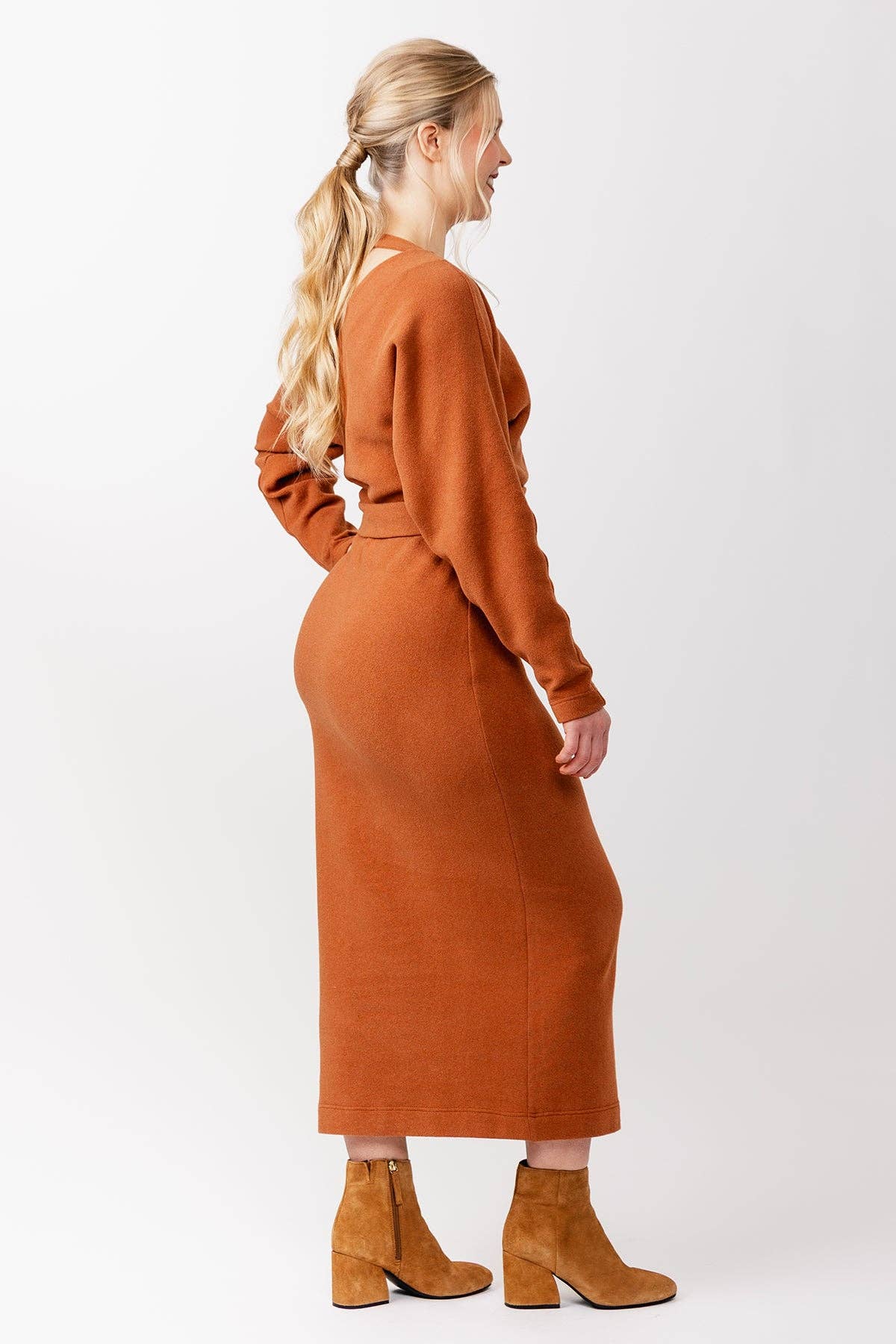 Kajo batwing wrap sweater & dress