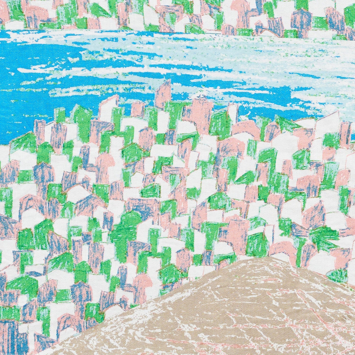 Lake and City 2C - Japanese Viyella