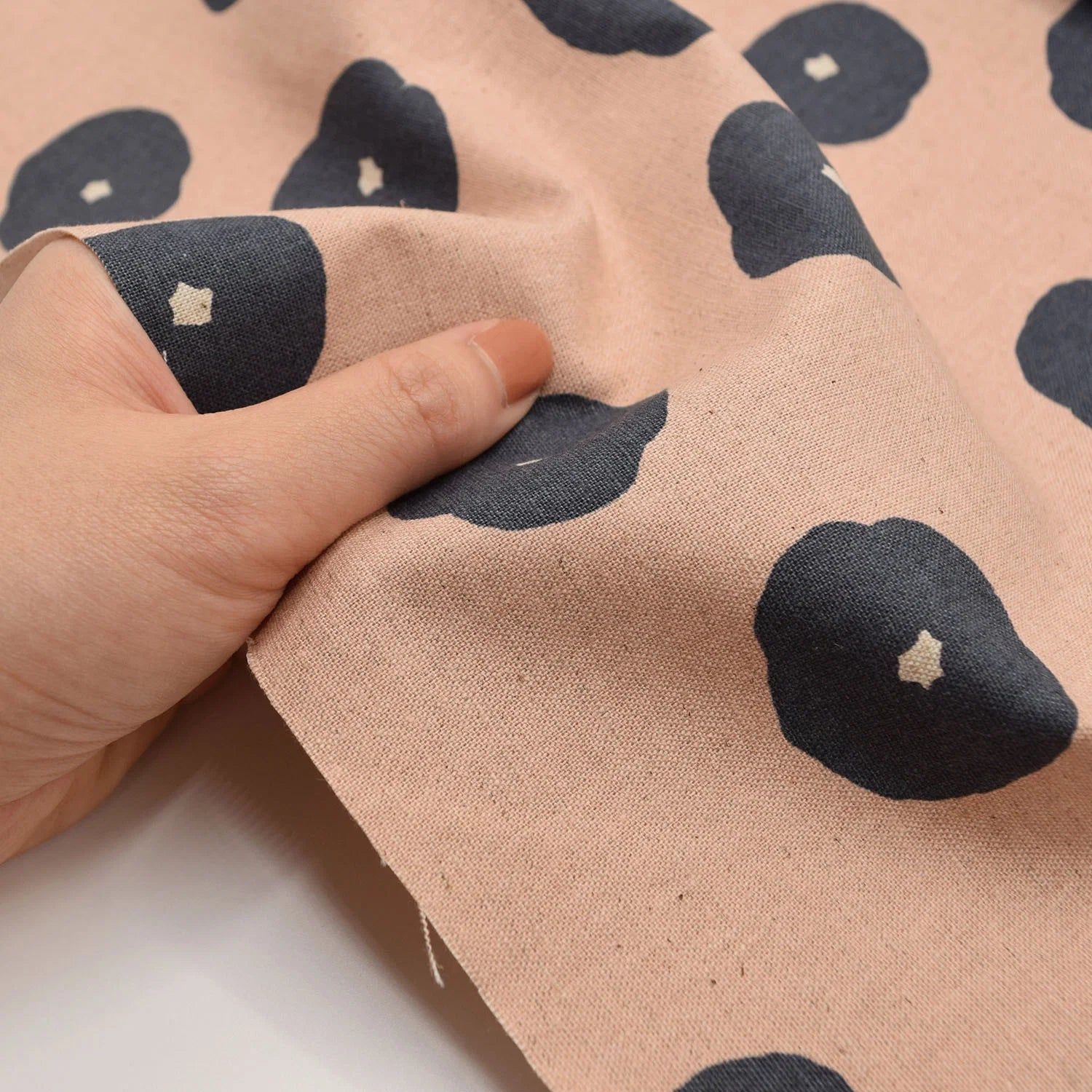 Echino Fluff - Cotton/Linen Canvas