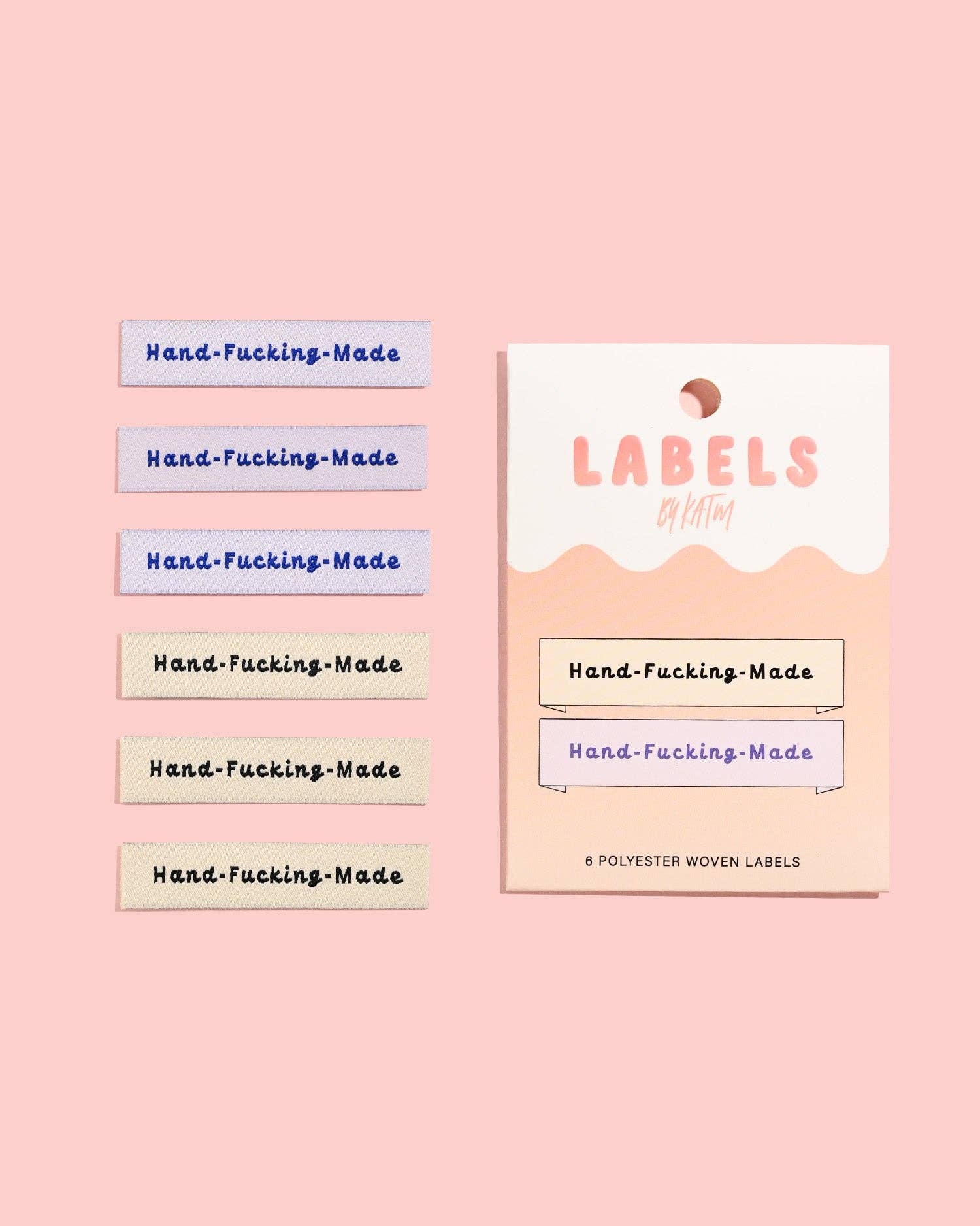 Hand-Fucking-Made Woven Labels