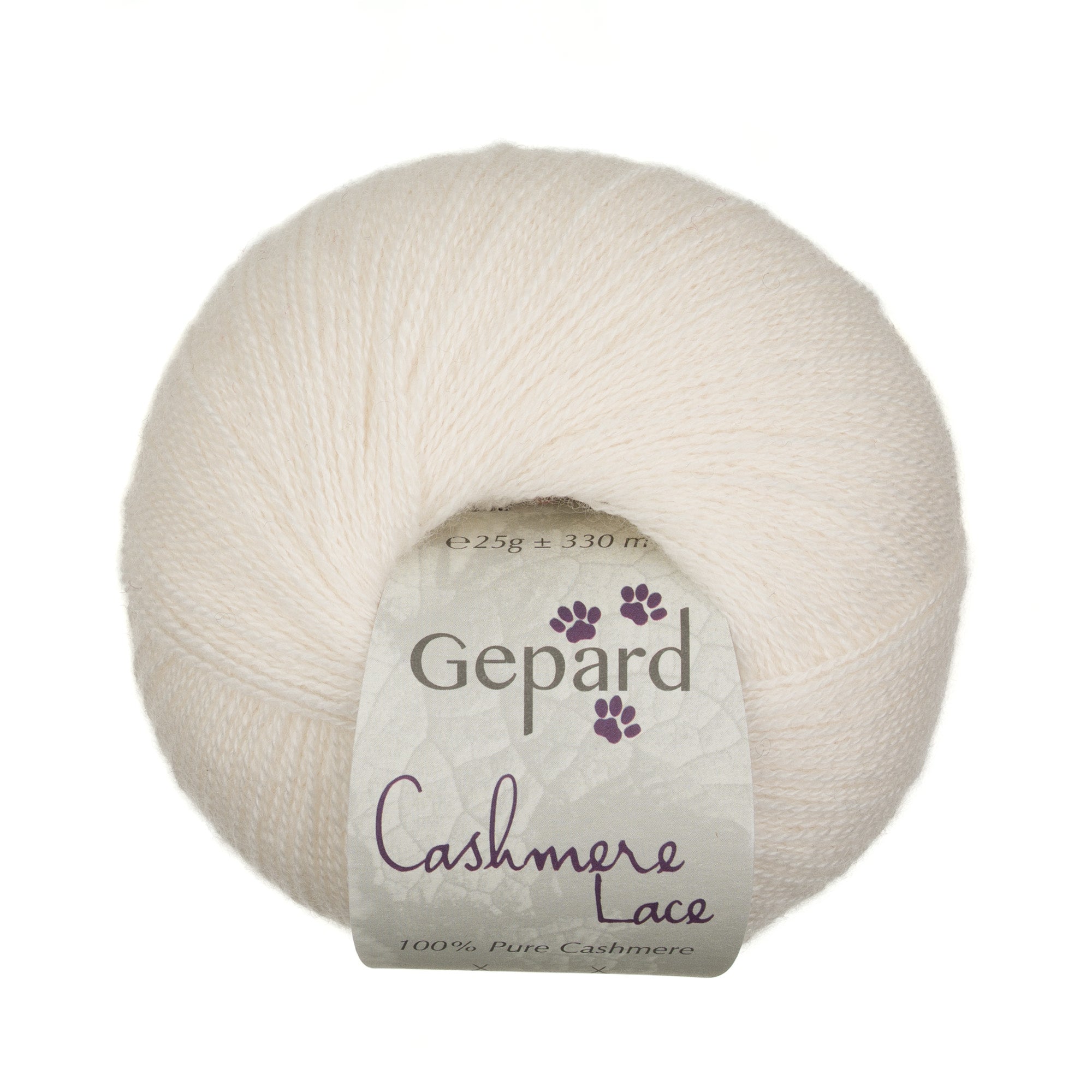 Cashmere Lace 101 B yarn ball