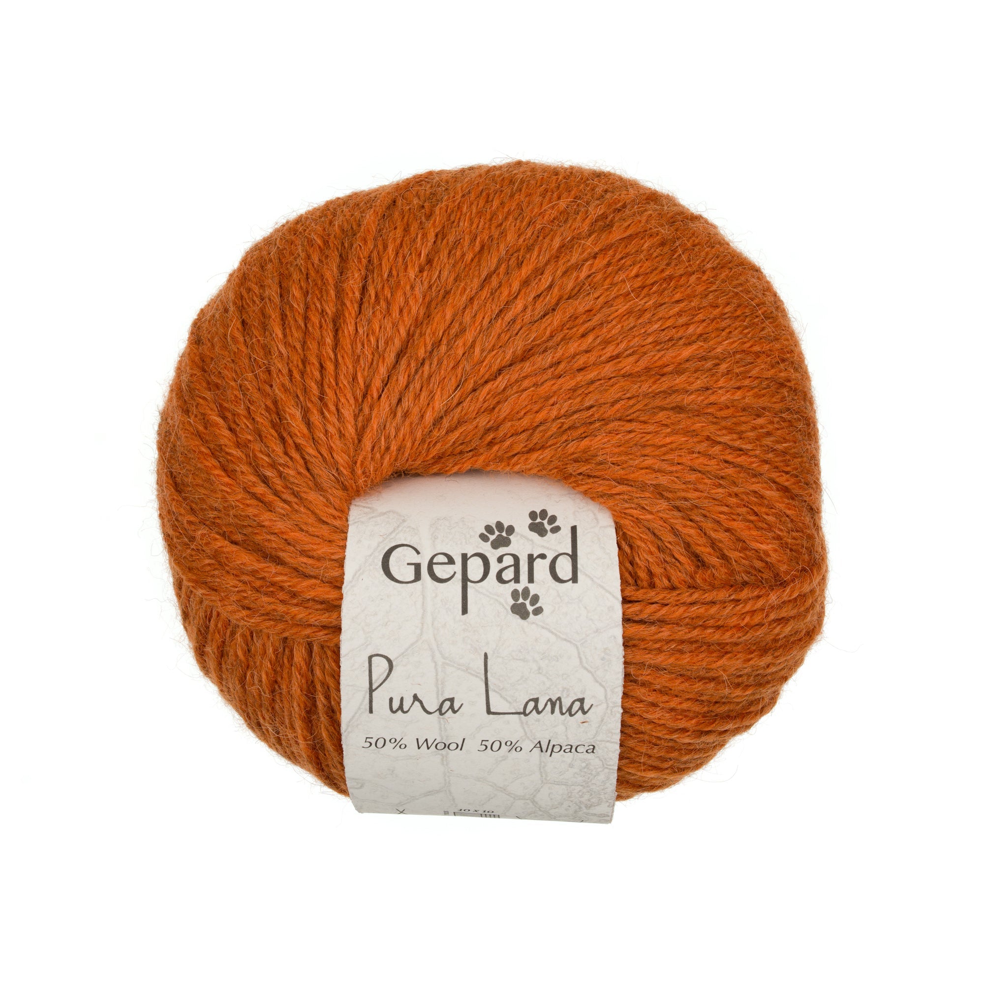 Gepard Pura Lana 240 Brandy yarn ball