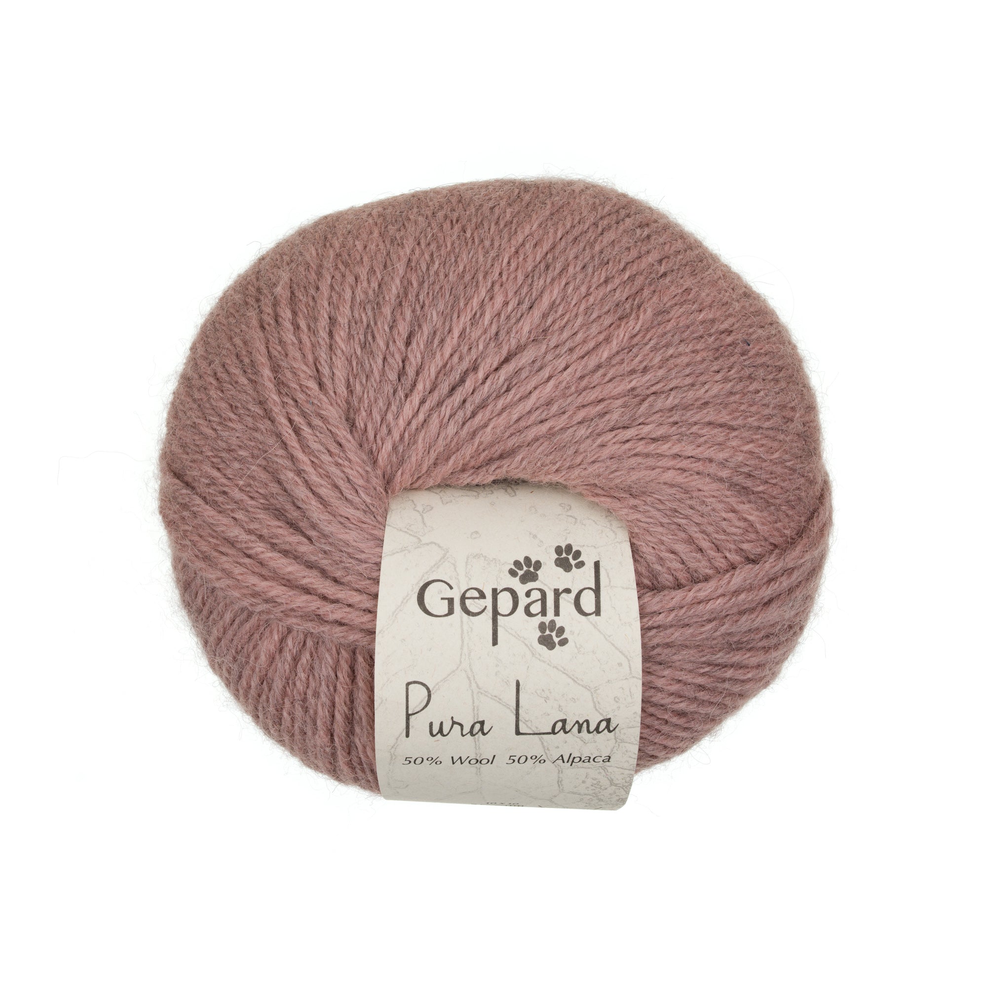 Gepard Pura Lana 417 pale pink yarn ball