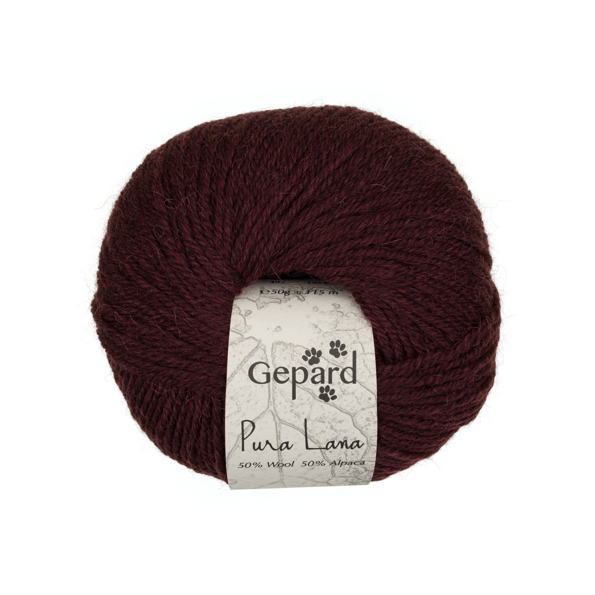 Gepard Pura Lana 492 Plum yarn ball