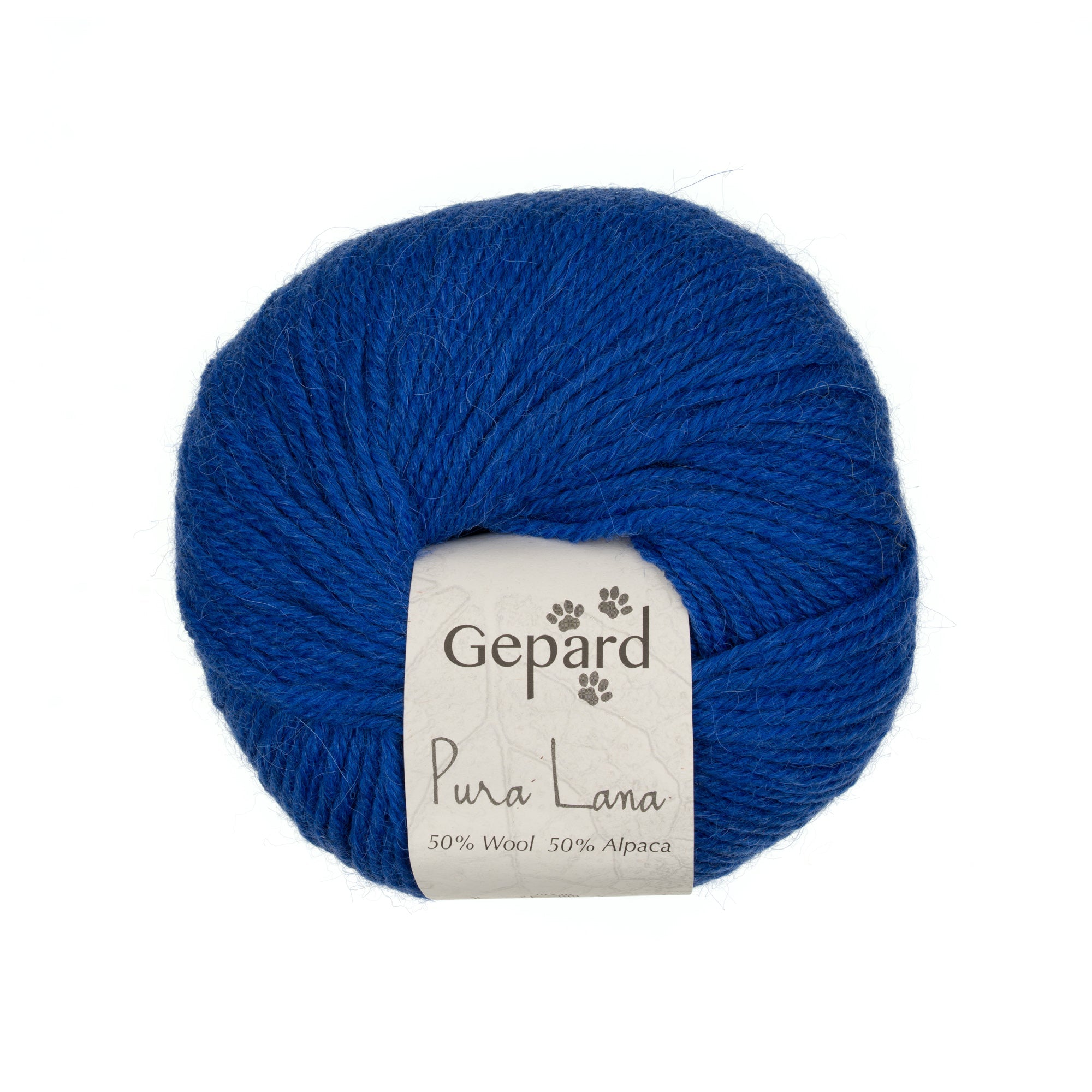 Gepard Pura Lana 742 Baja Blue yarn ball