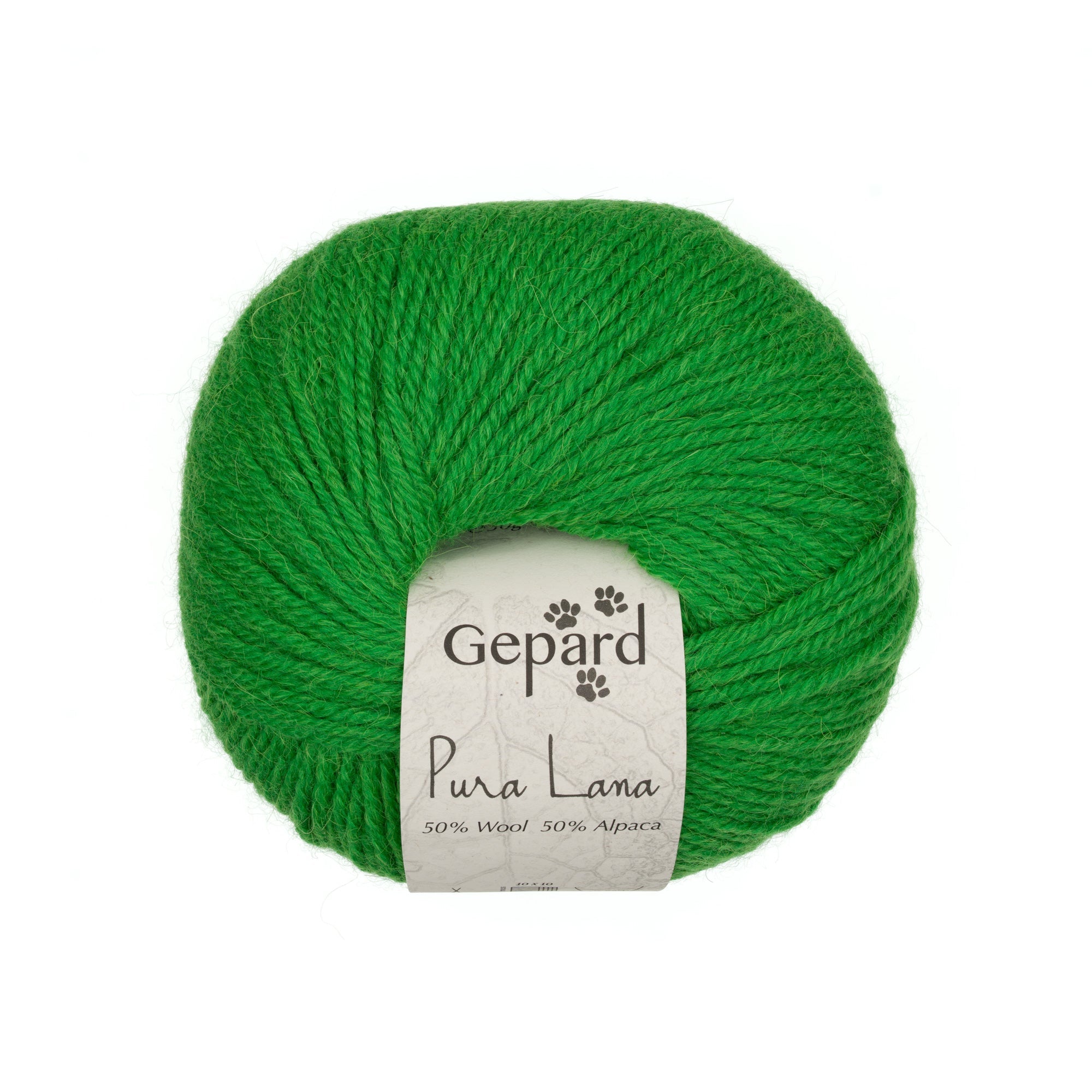 Gepard Pura Lana 832 Fashion Green yarn ball