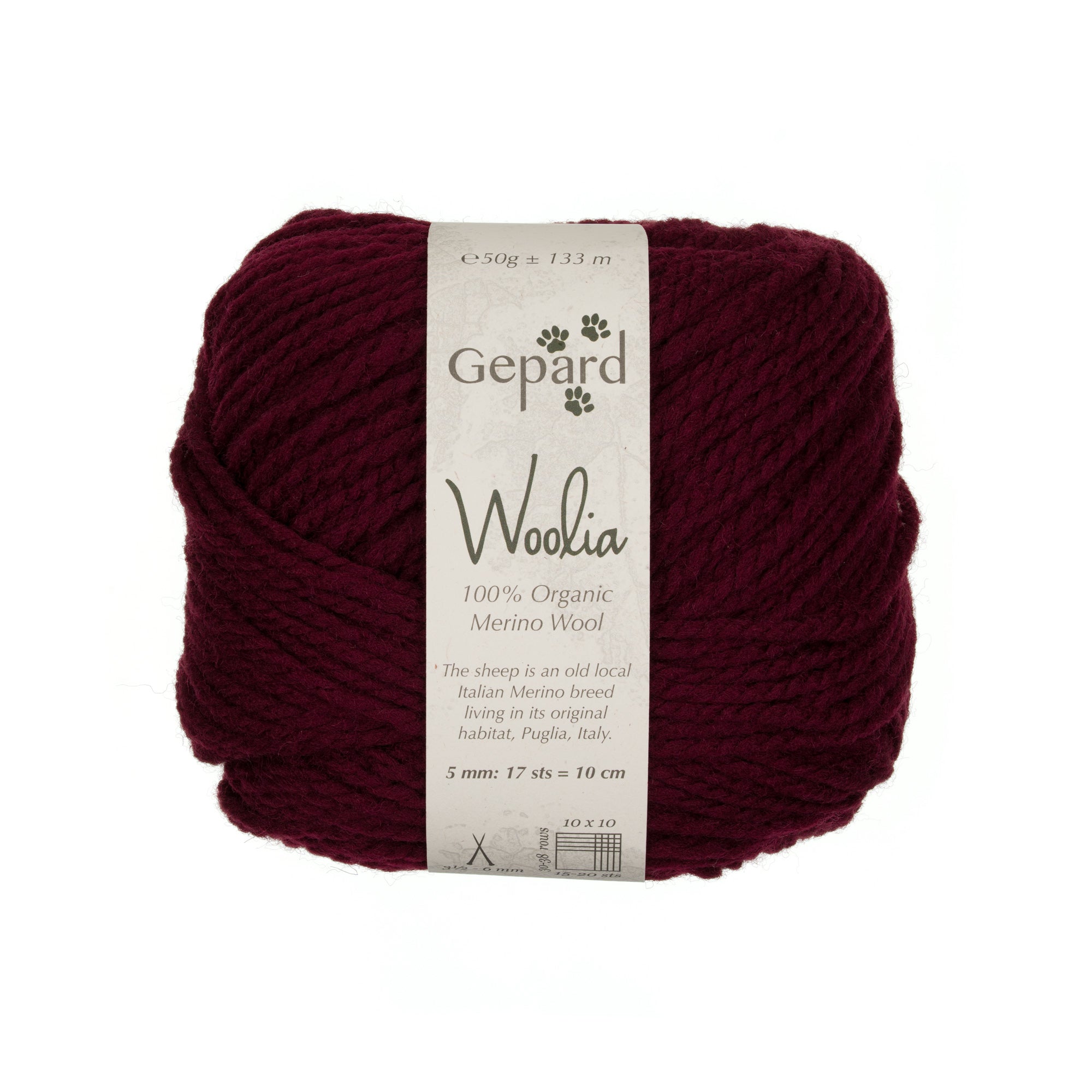 Gepard Woolia 472 Bordeaux