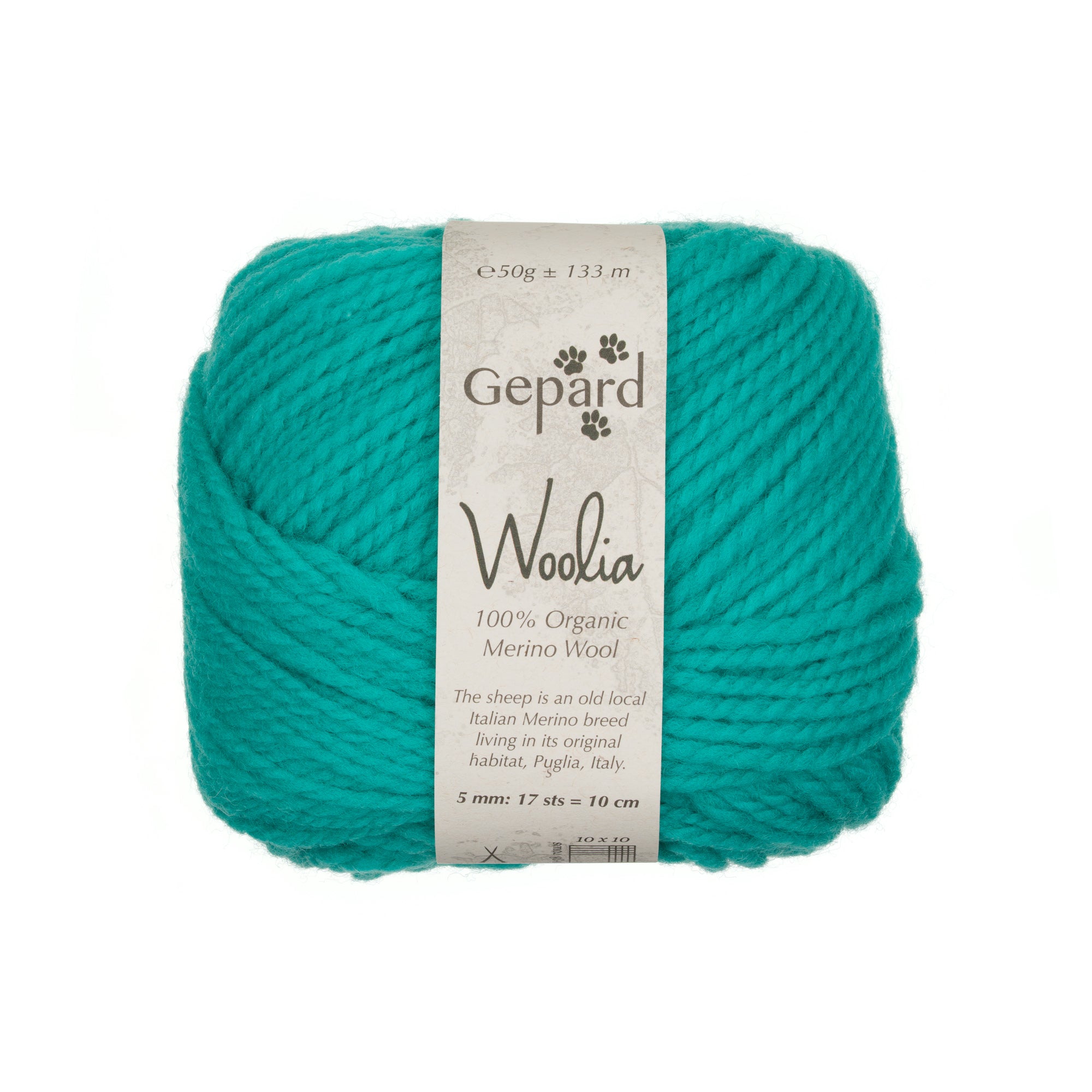 Gepard Woolia 848 Aqua Green