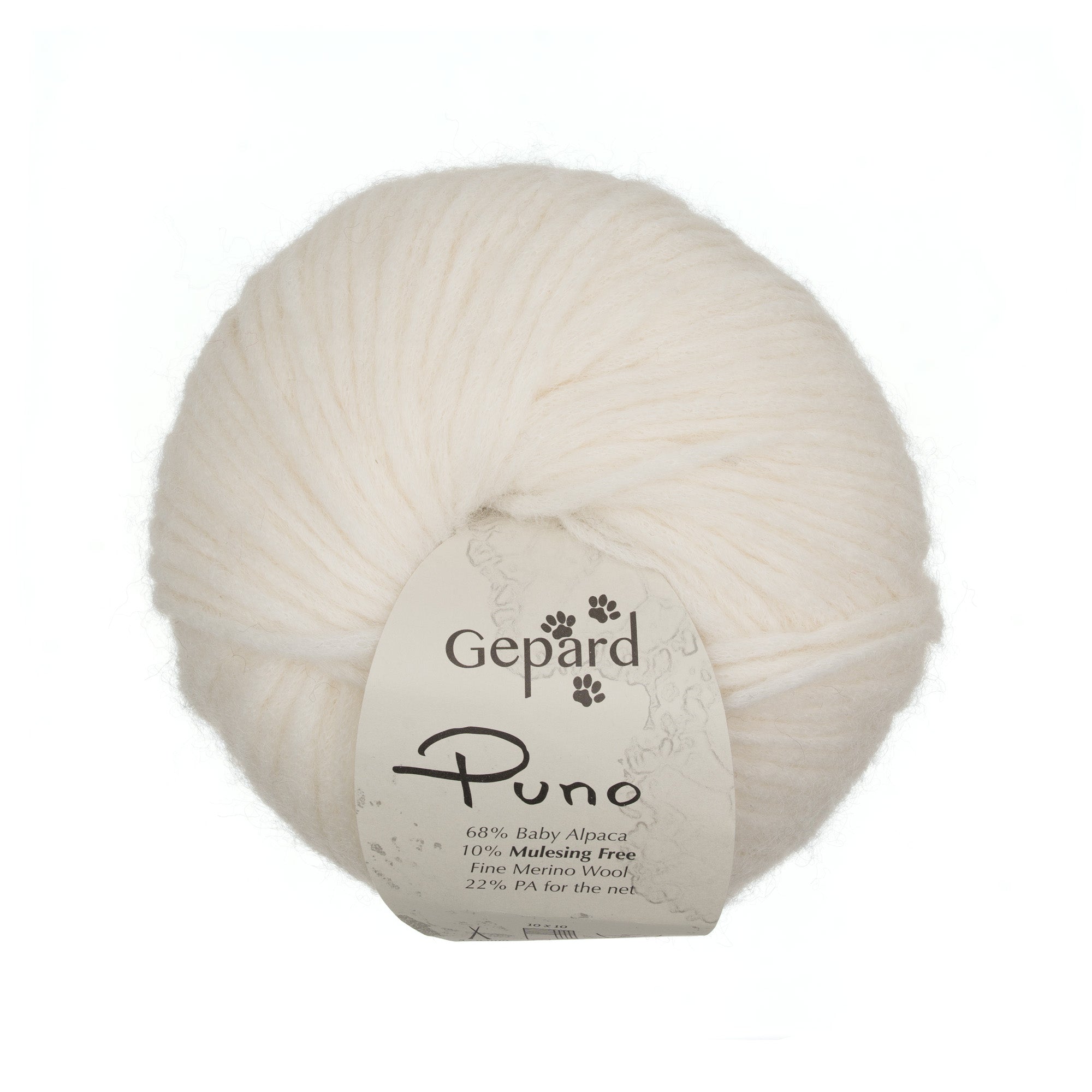 Gepard Puno 101 Winter Light yarn ball