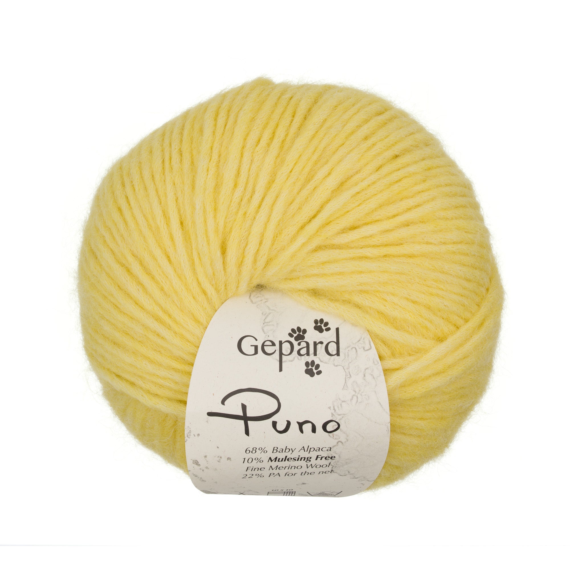 Gepard Puno 117 Sunlit Calm yarn ball