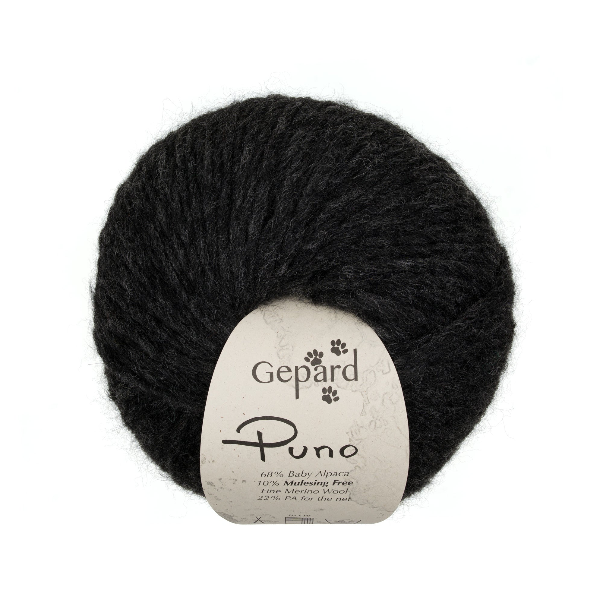 Gepard Puno 520 Slate Grey yarn ball