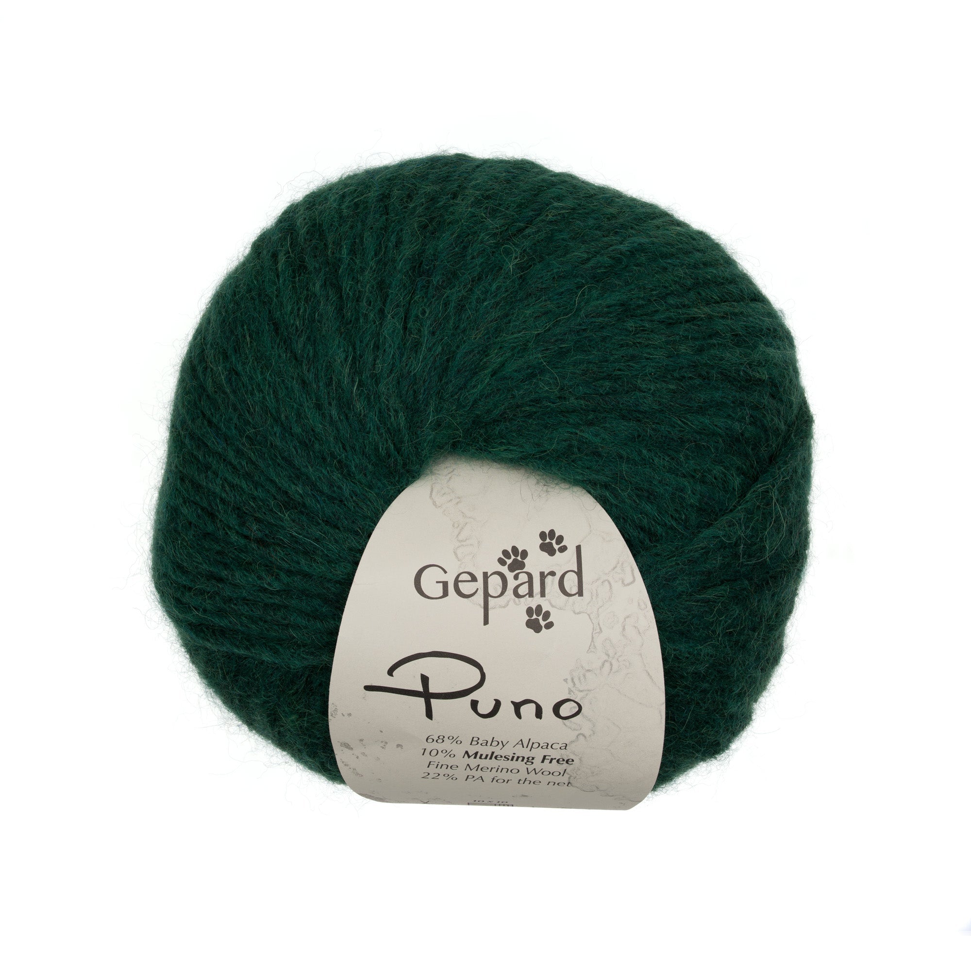 Gepard Puno 844 Hunter's Forest yarn ball