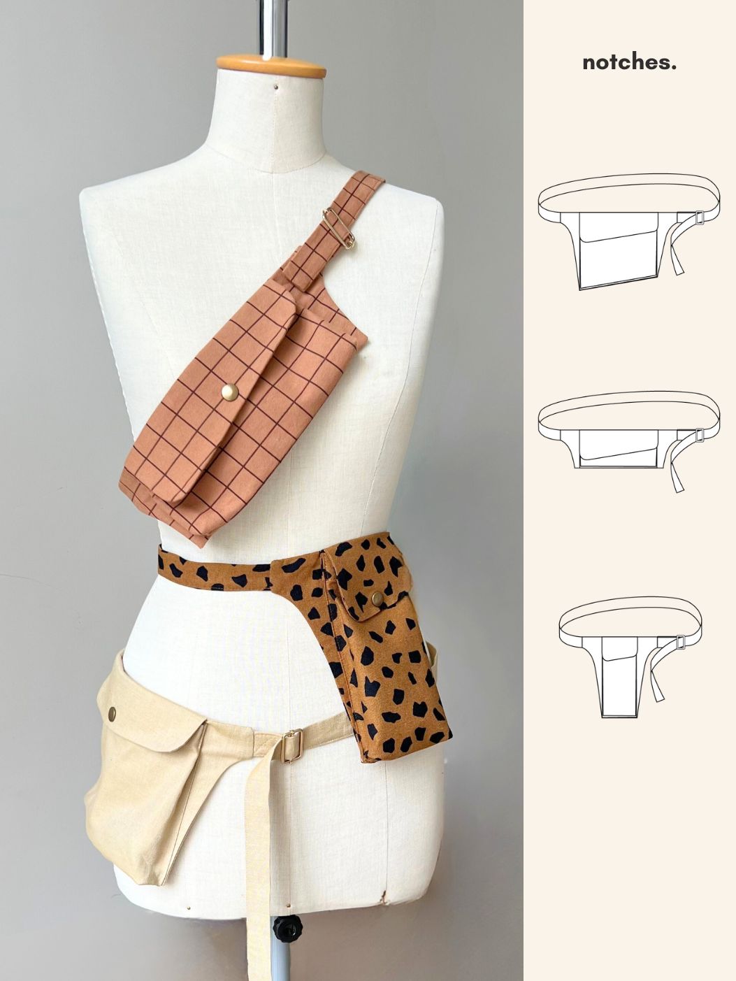 Filippa sewing pattern by Notches