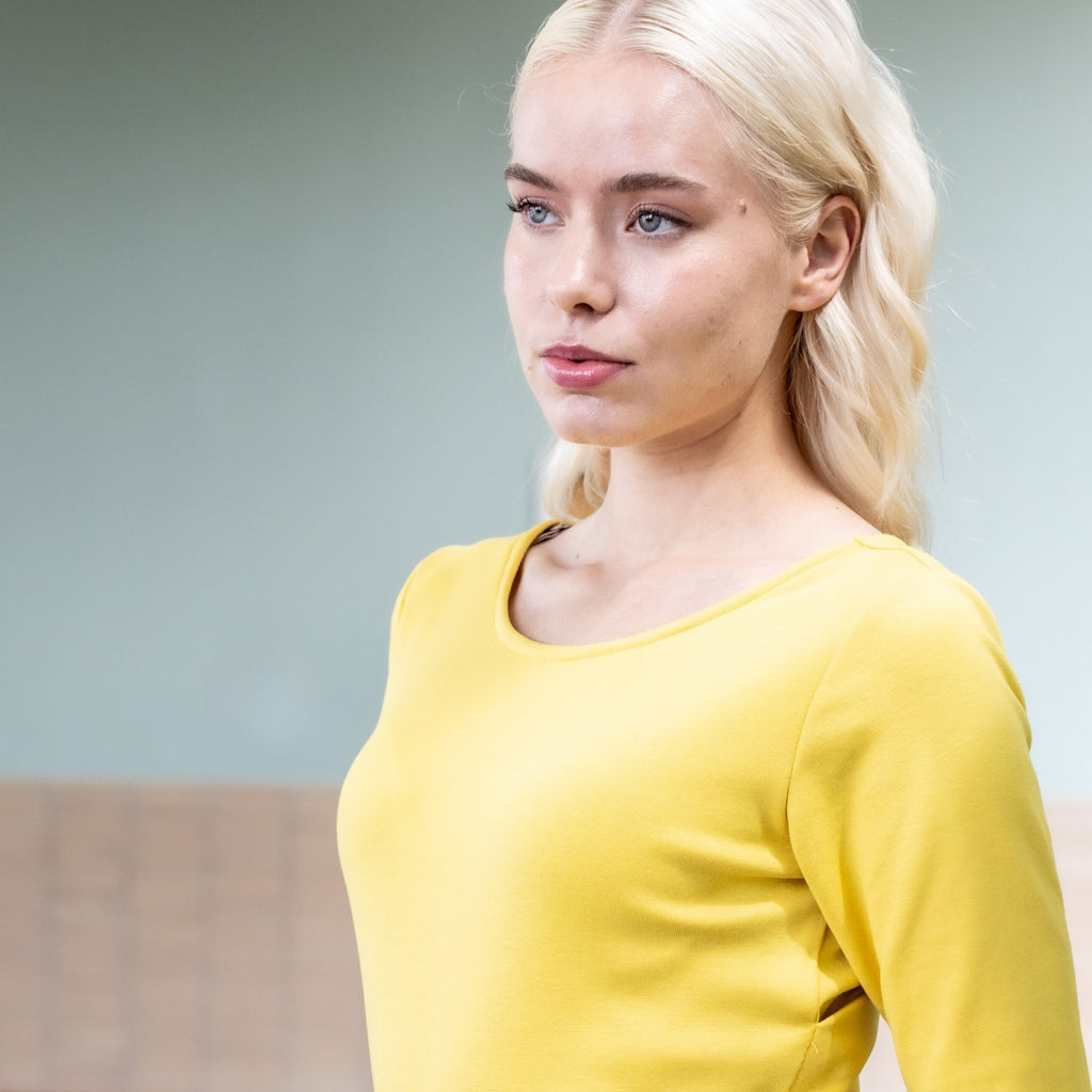 Moriko top and dress sewing pattern by Notches