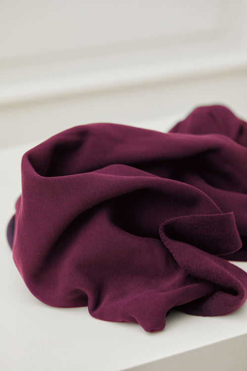 90x170 cm // Organic Basic Brushed Sweat - Crisp Beet | METERMETER