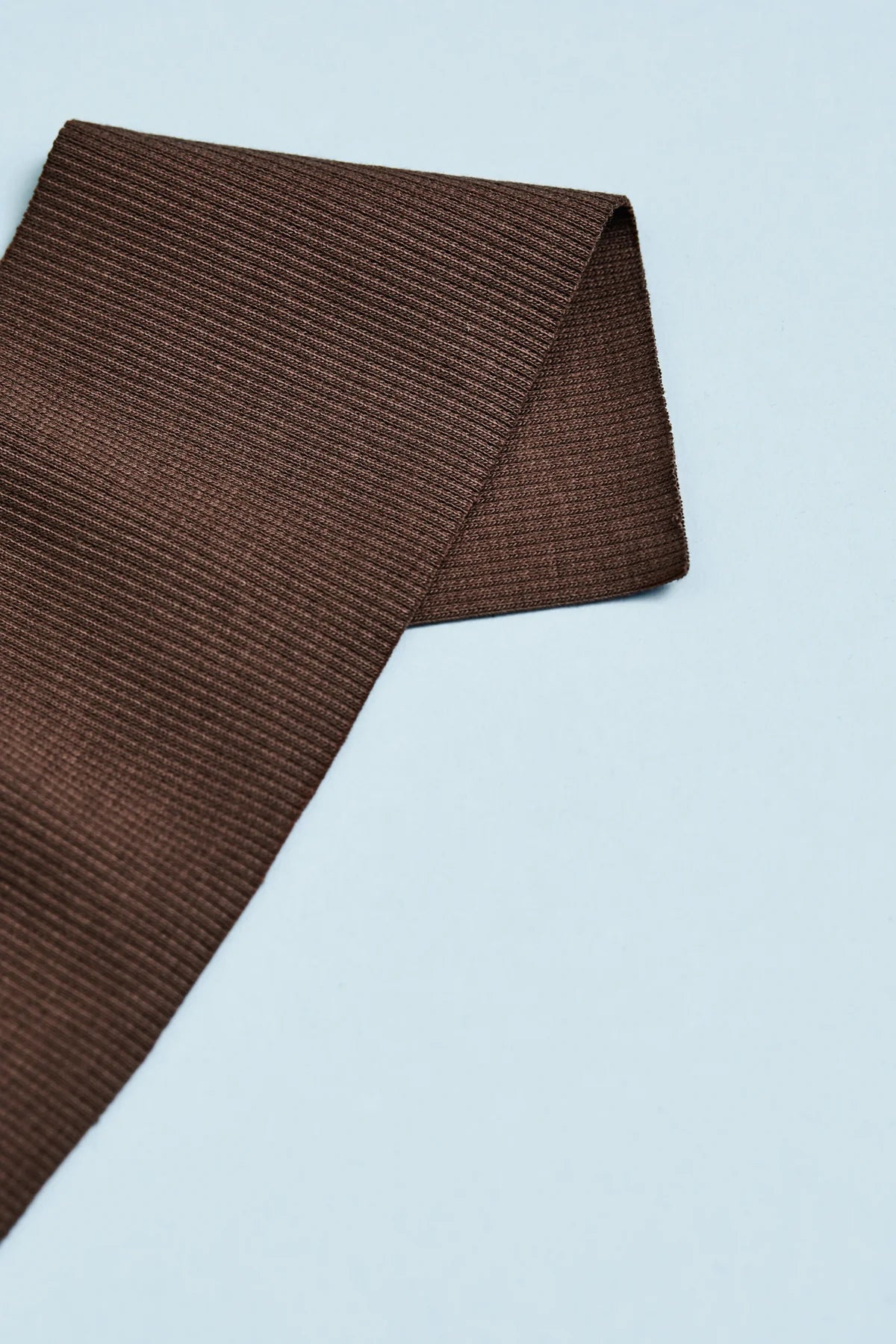 30x110 cm // Organic 2x1 Rib - Dust Brown