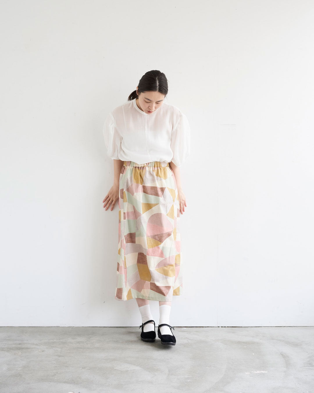 Pathway by Bookhou Shapes made into a semi-fitted skirt – official KOKKA styling image