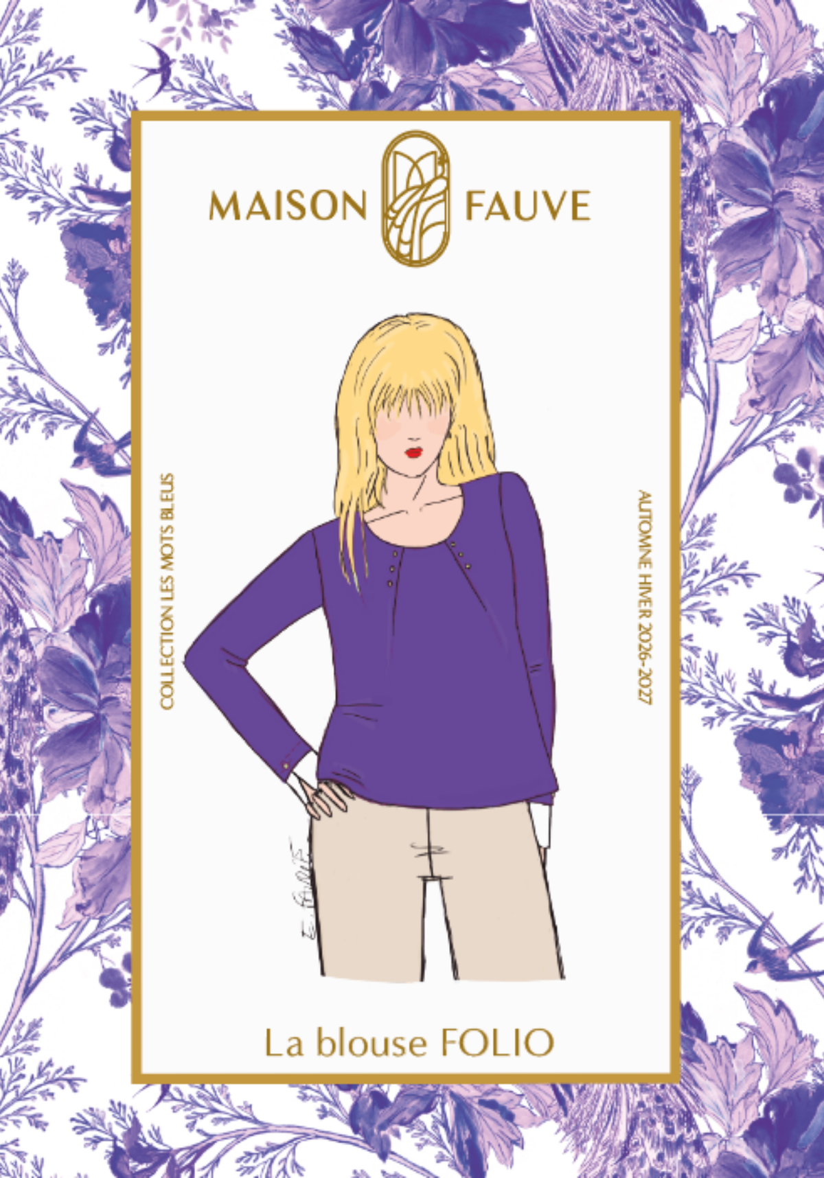 Maison Fauve Folio blouse sewing pattern