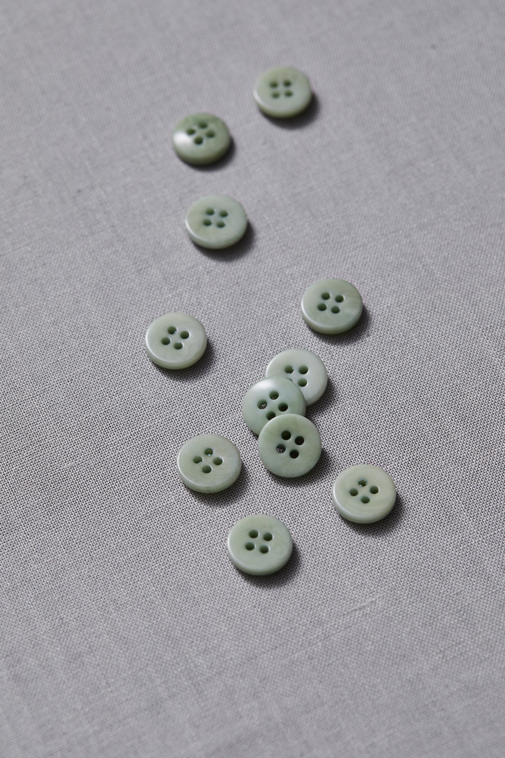 Plain Corozo Button - 11 mm