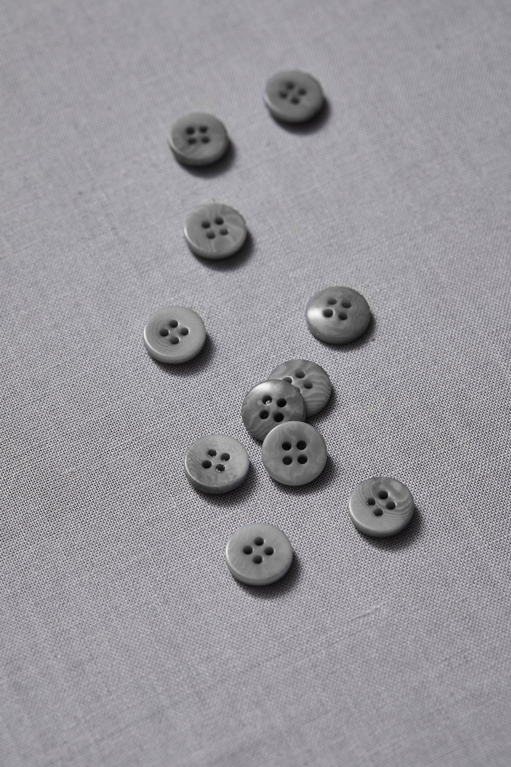 Plain Corozo Button - 11 mm