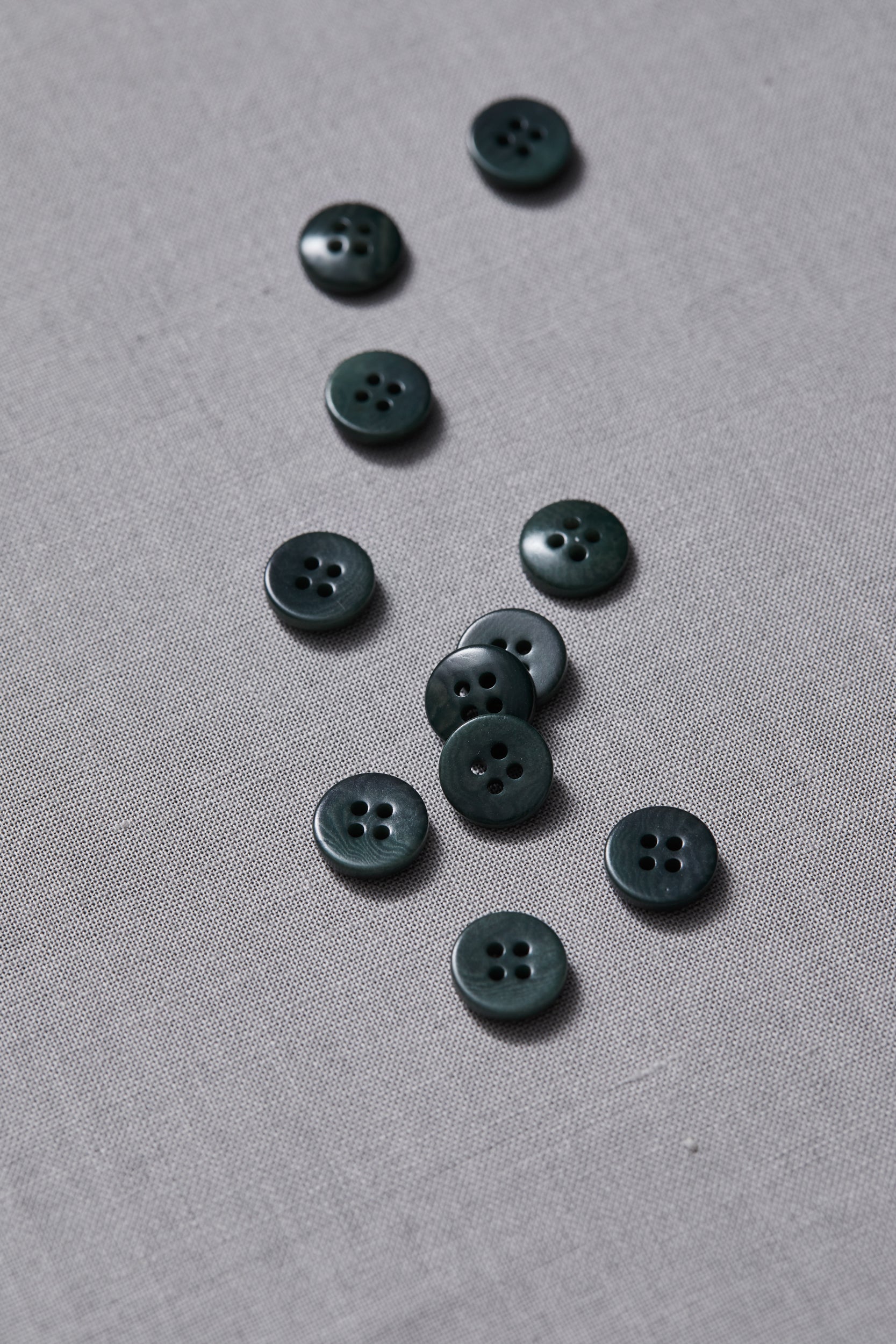 Plain Corozo Button - 11 mm