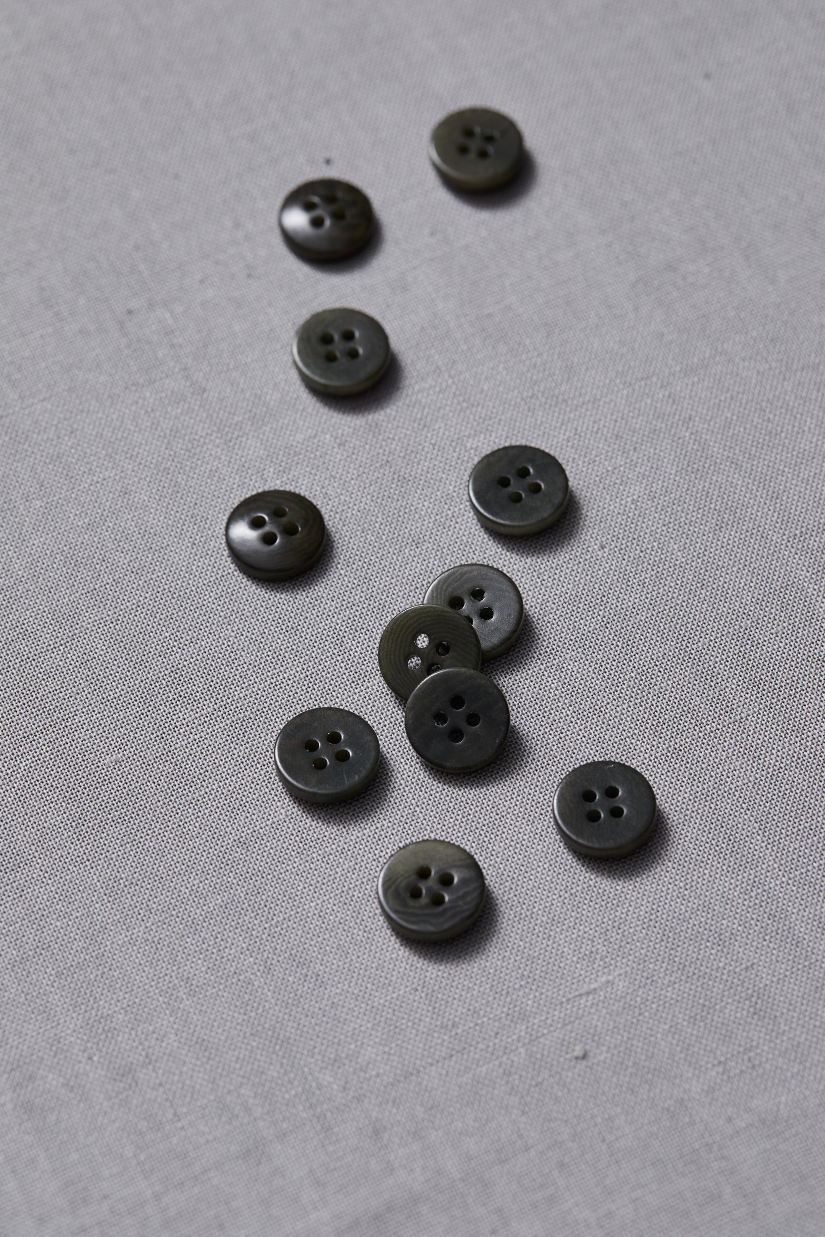 Plain Corozo Button - 11 mm