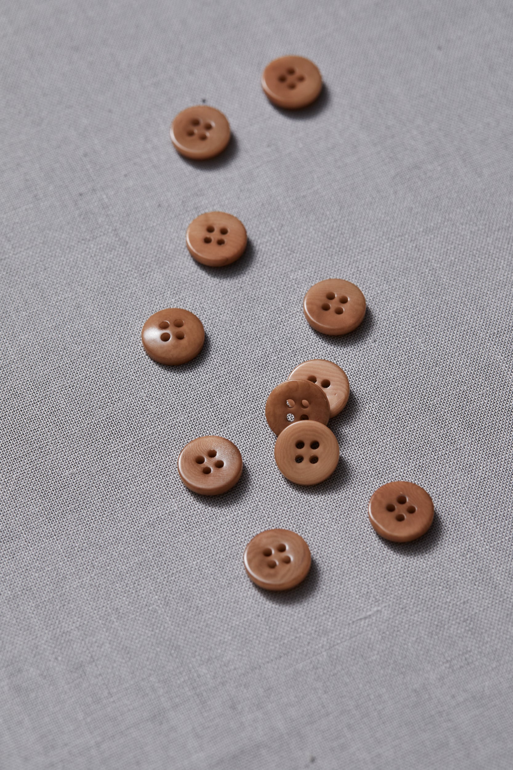 Plain Corozo Button - 11 mm