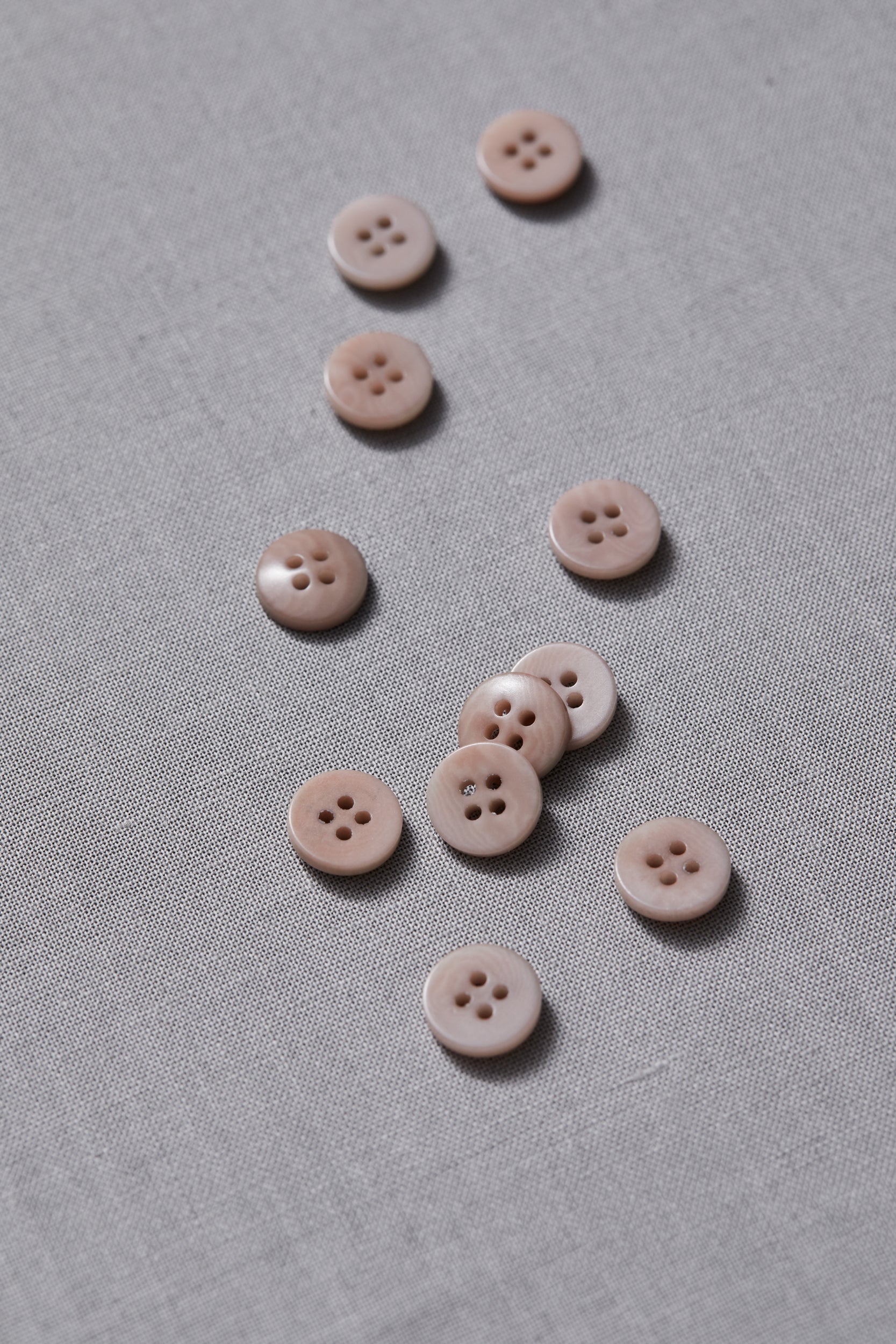 Plain Corozo Button - 11 mm