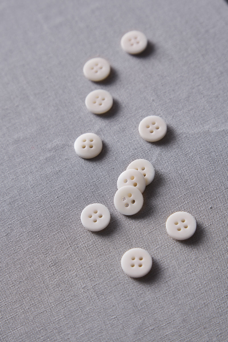 Plain Corozo Button - 11 mm