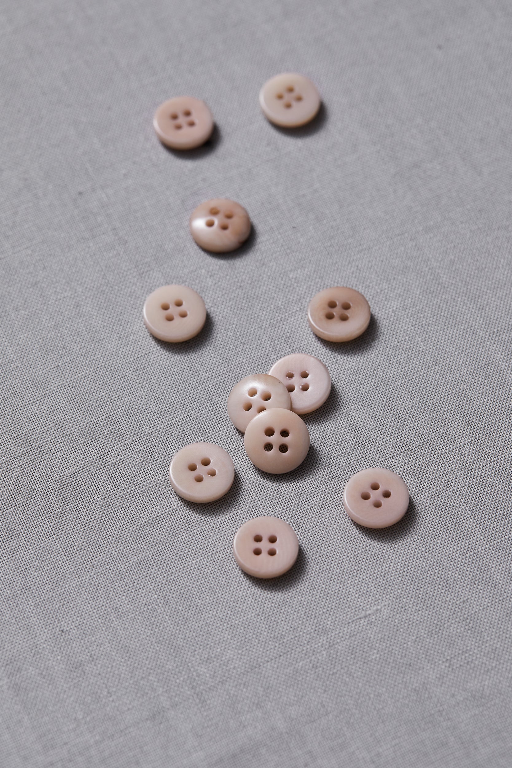 Plain Corozo Button - 11 mm