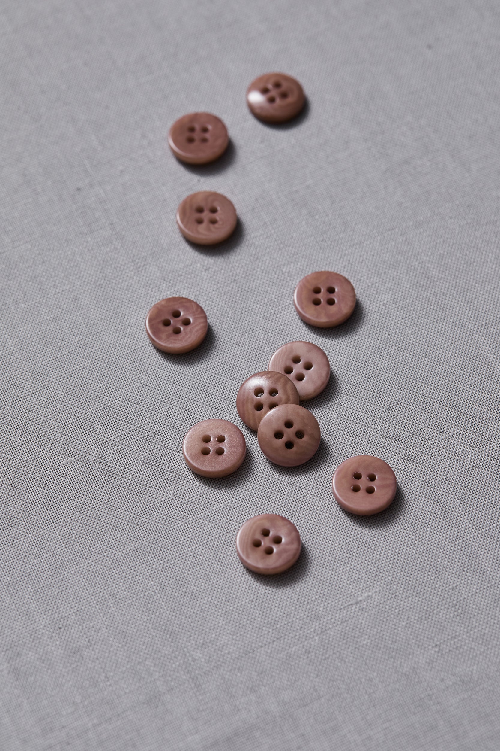 Plain Corozo Button - 11 mm