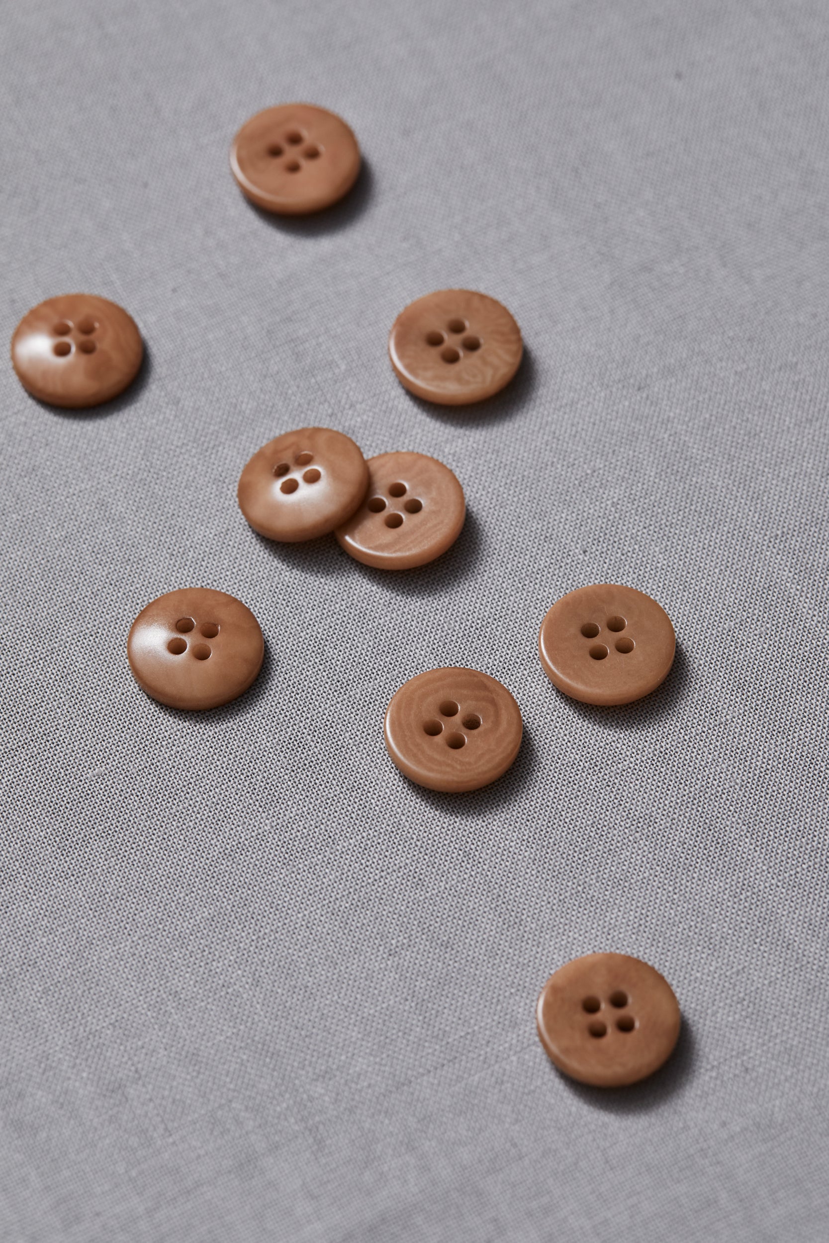 Plain Corozo Button - 15 mm