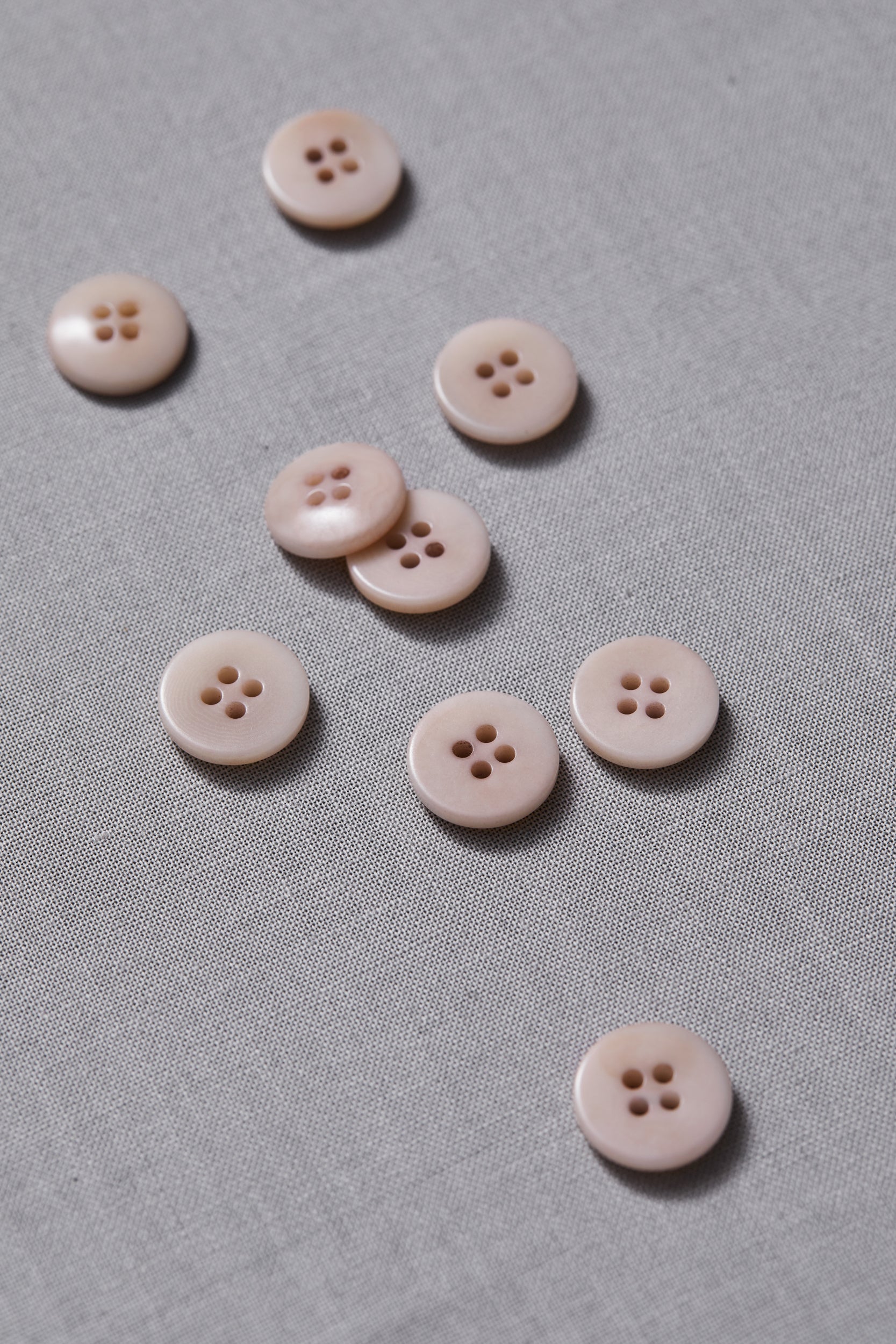 Plain Corozo Button - 15 mm