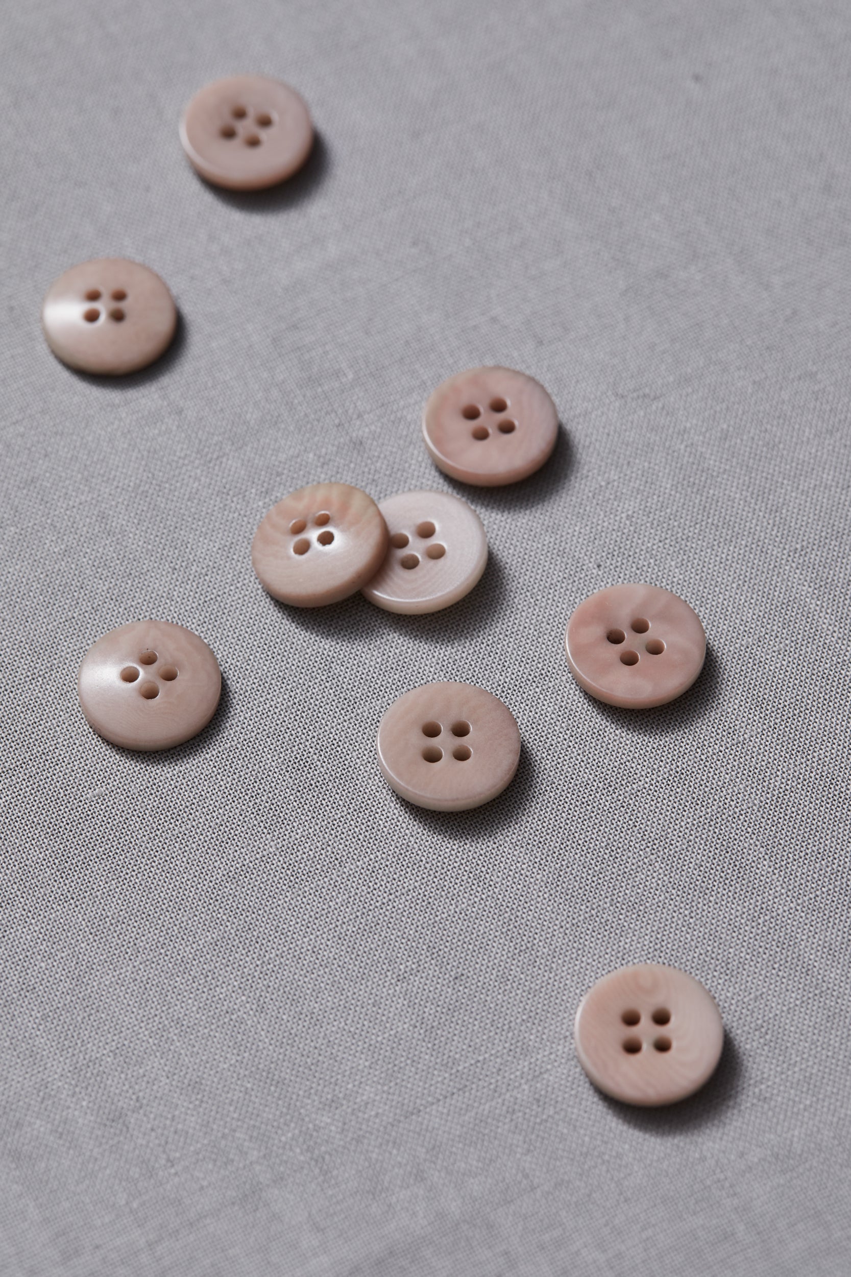 Plain Corozo Button - 15 mm