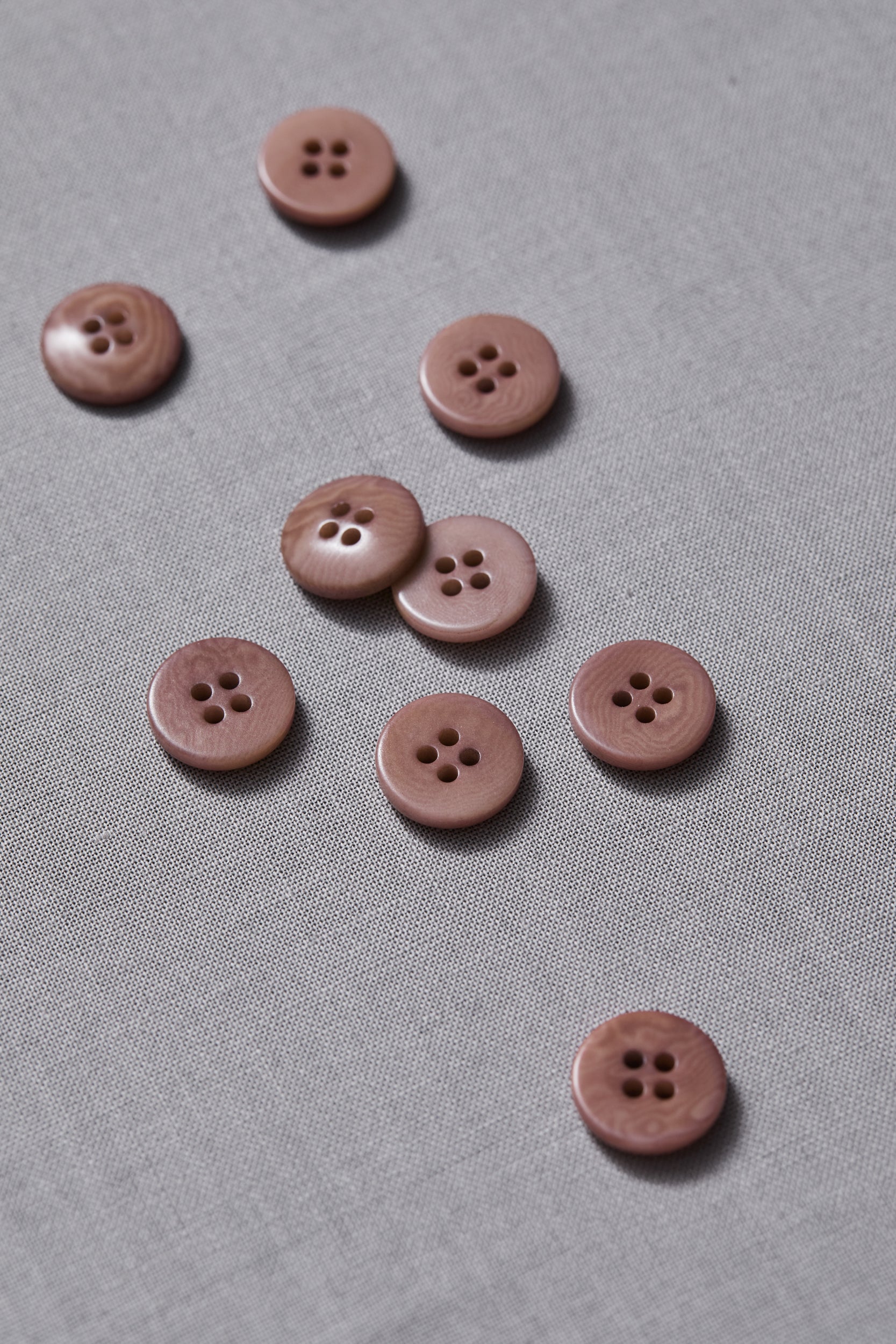 Plain Corozo Button - 15 mm