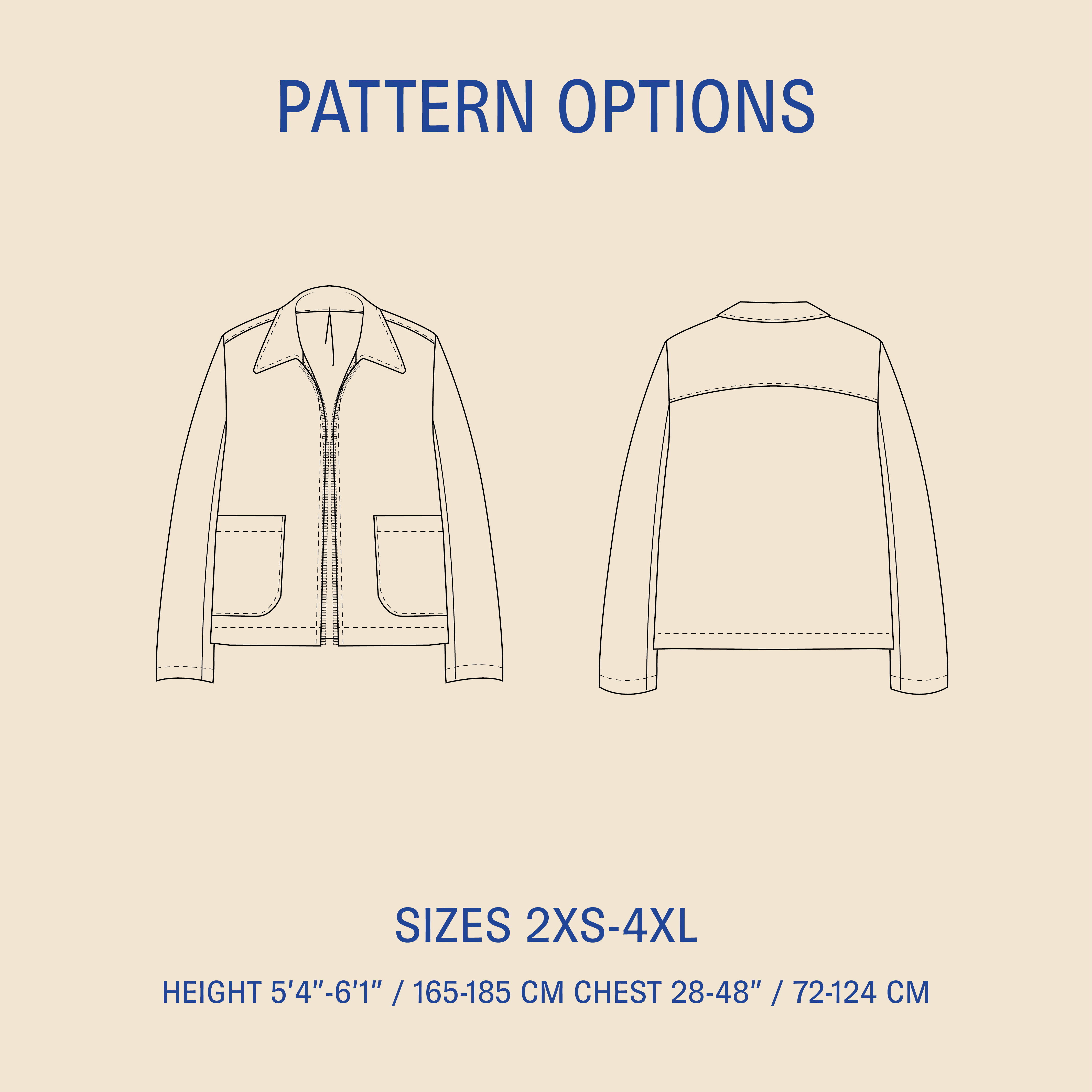 Bear jacket sewing pattern Wardrobe By Me