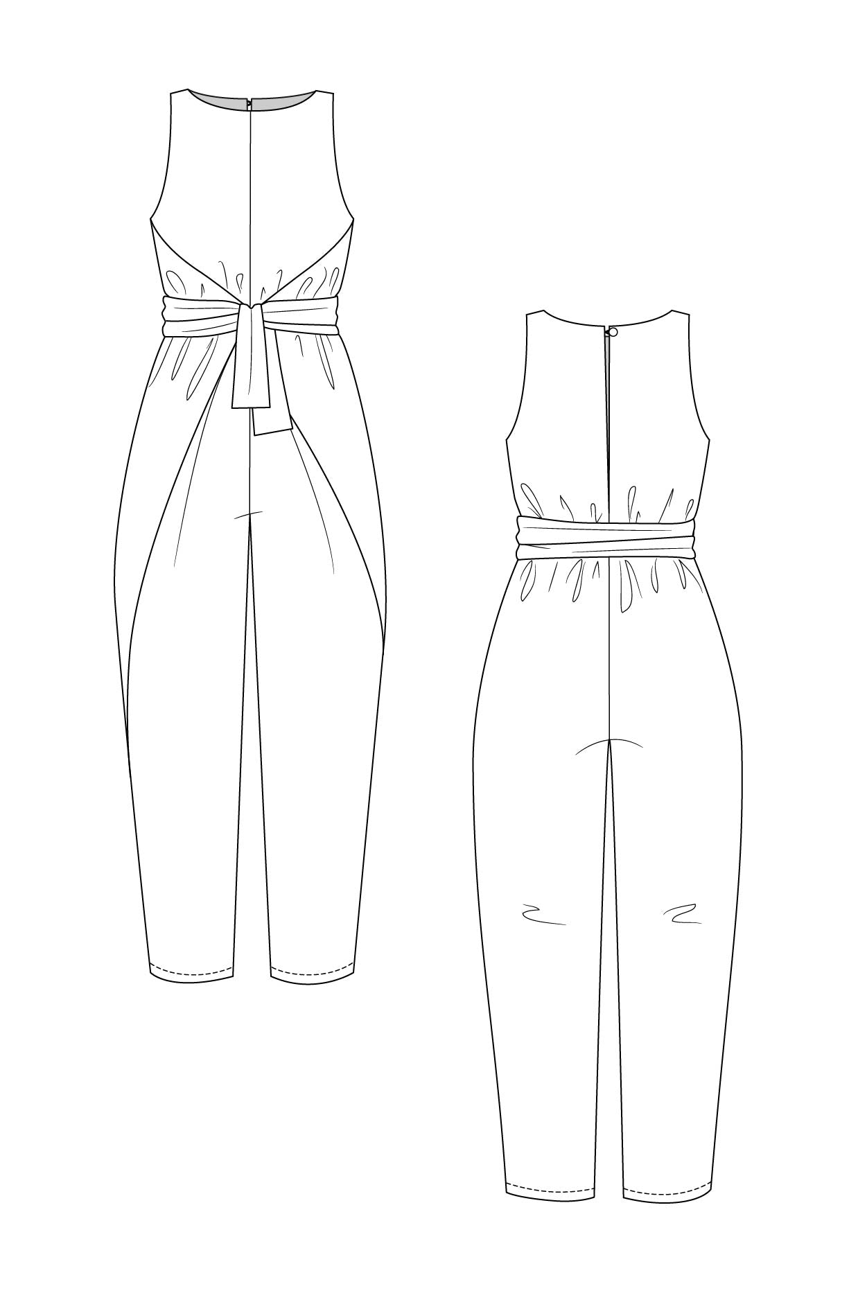 KIELO wrap dress & jumpsuit