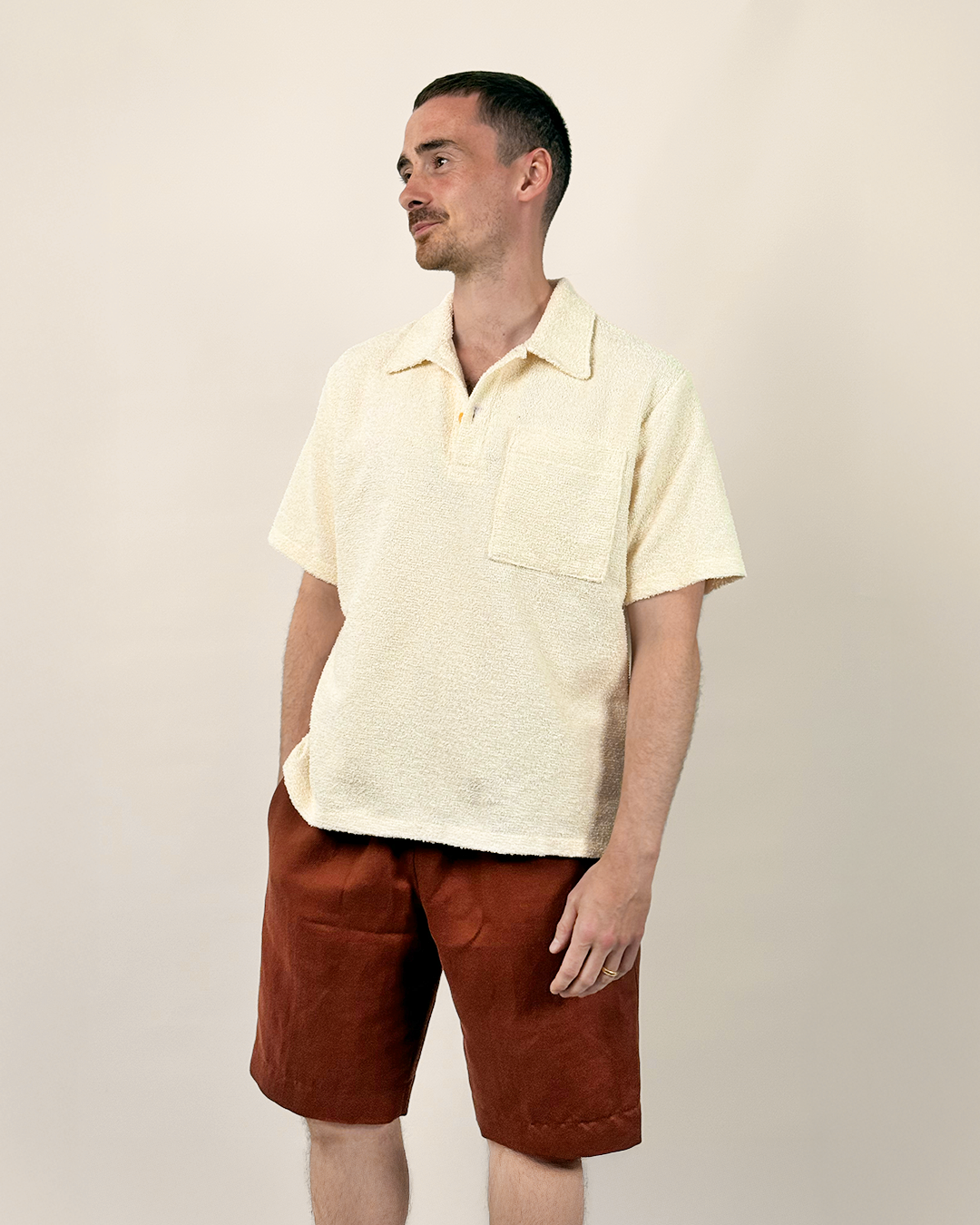 Woven Polo Shirt sewing pattern