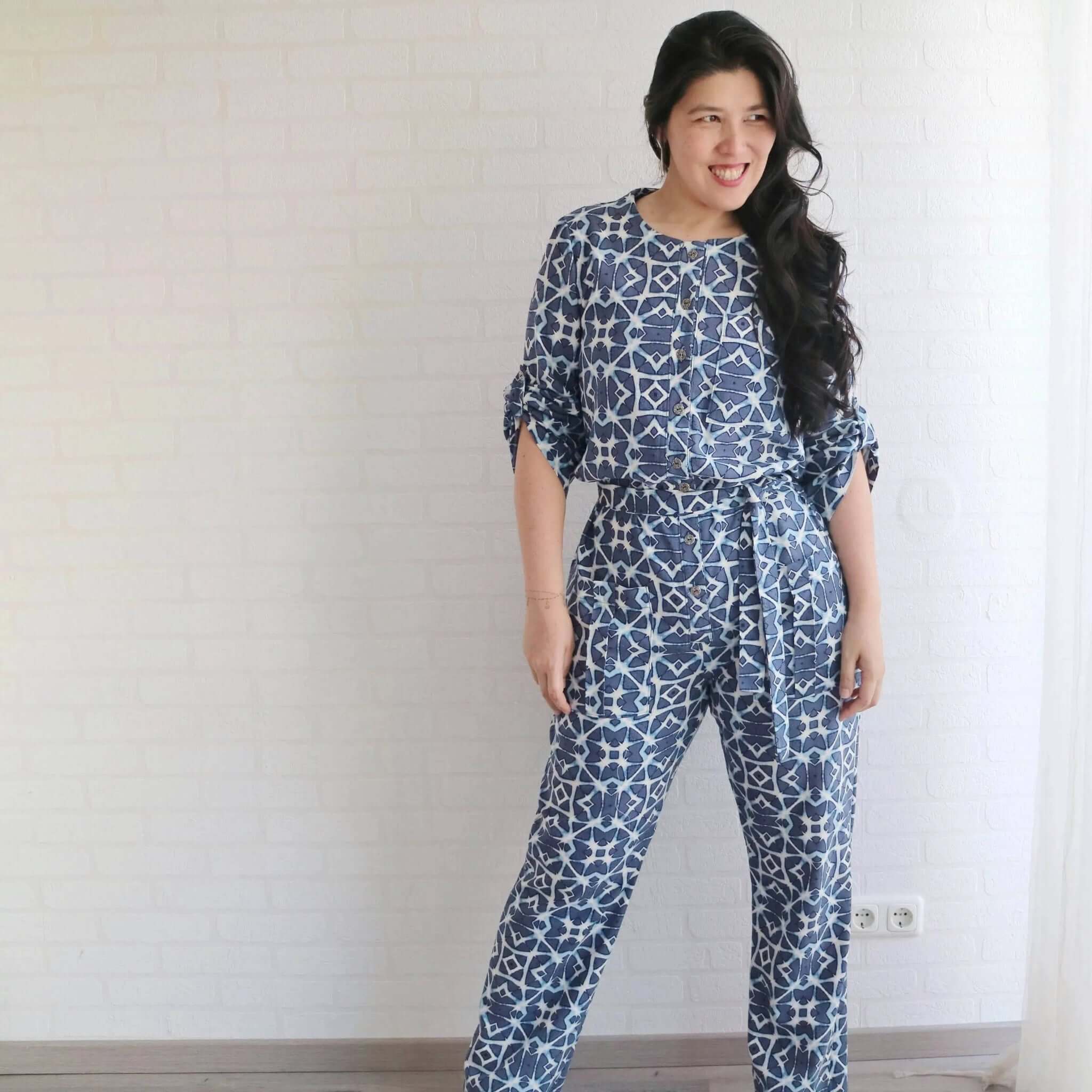 Aviator Jumpsuit sewing pattern Wardrobe By Me