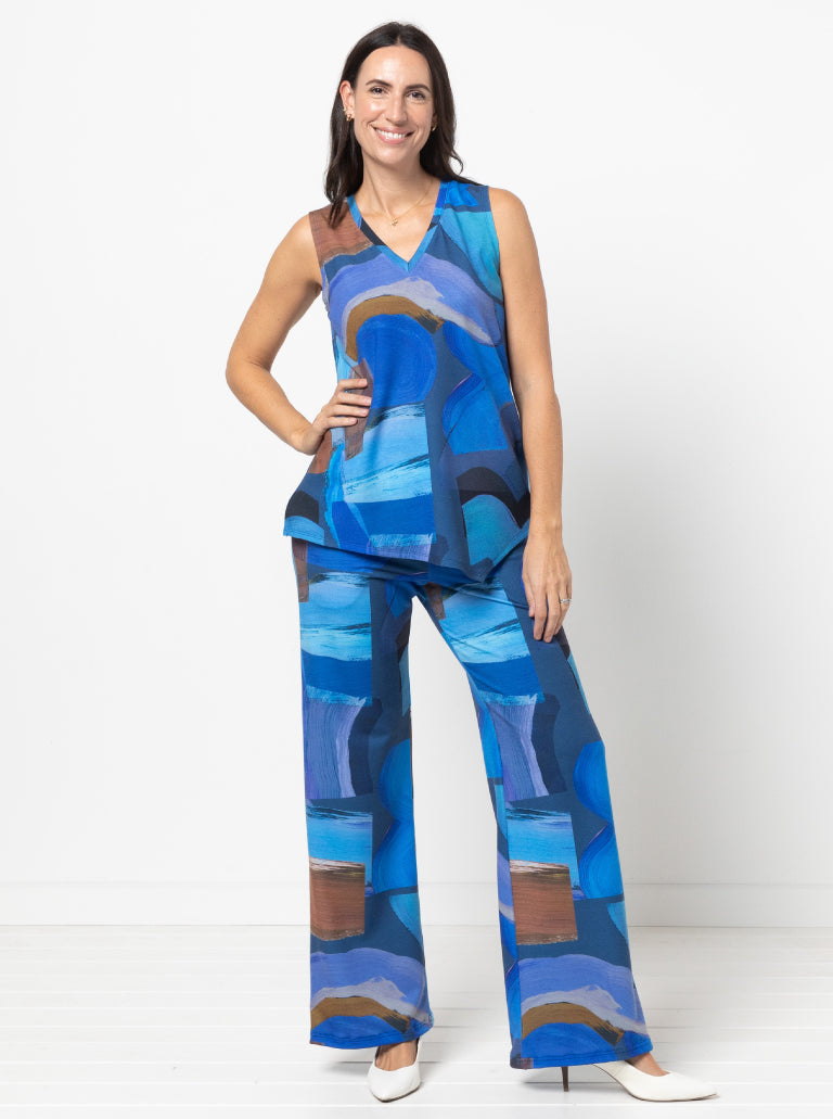 Sue Palazzo Knit Pant
