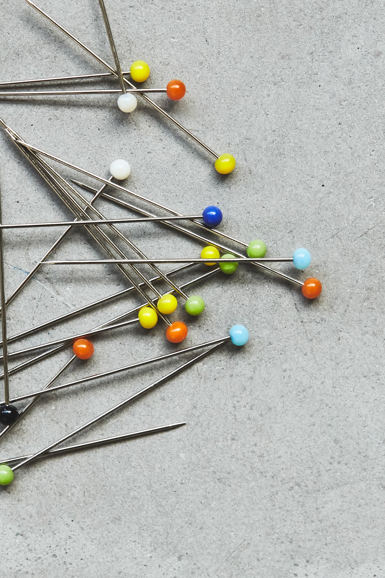 Glass Head Pins 32 mm