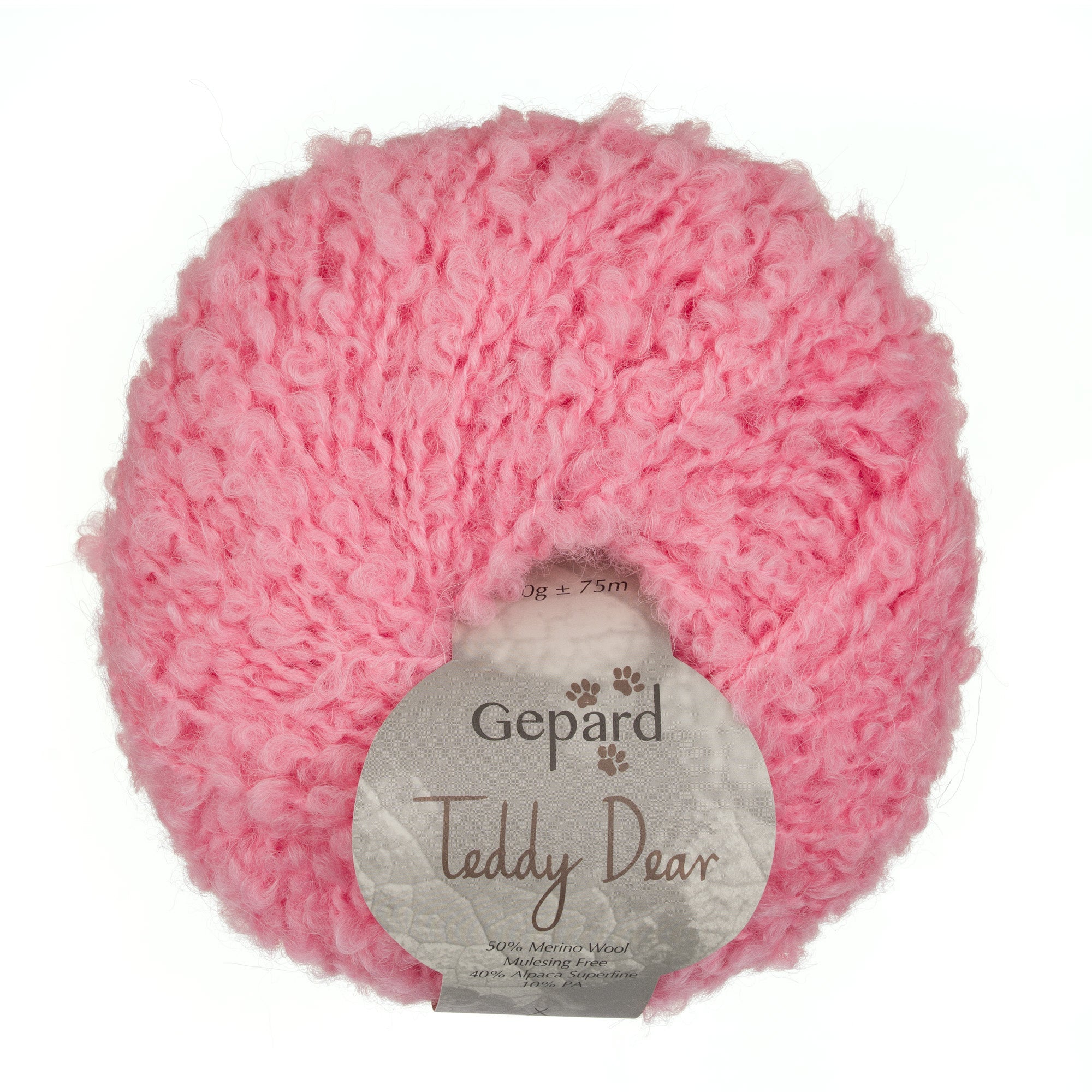 Teddy Dear 420 Bubblegum yarn ball