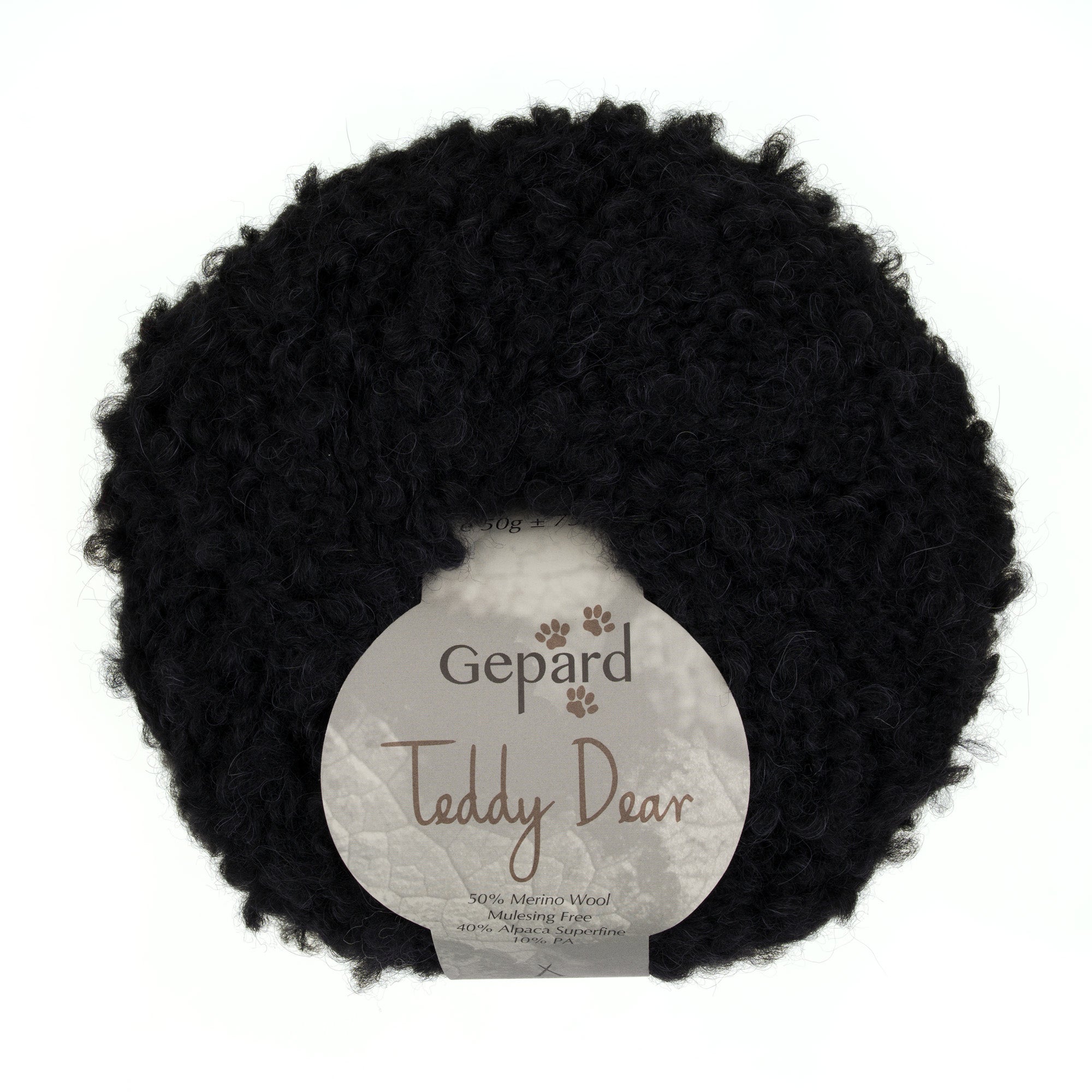 Teddy Dear 599 Black yarn ball