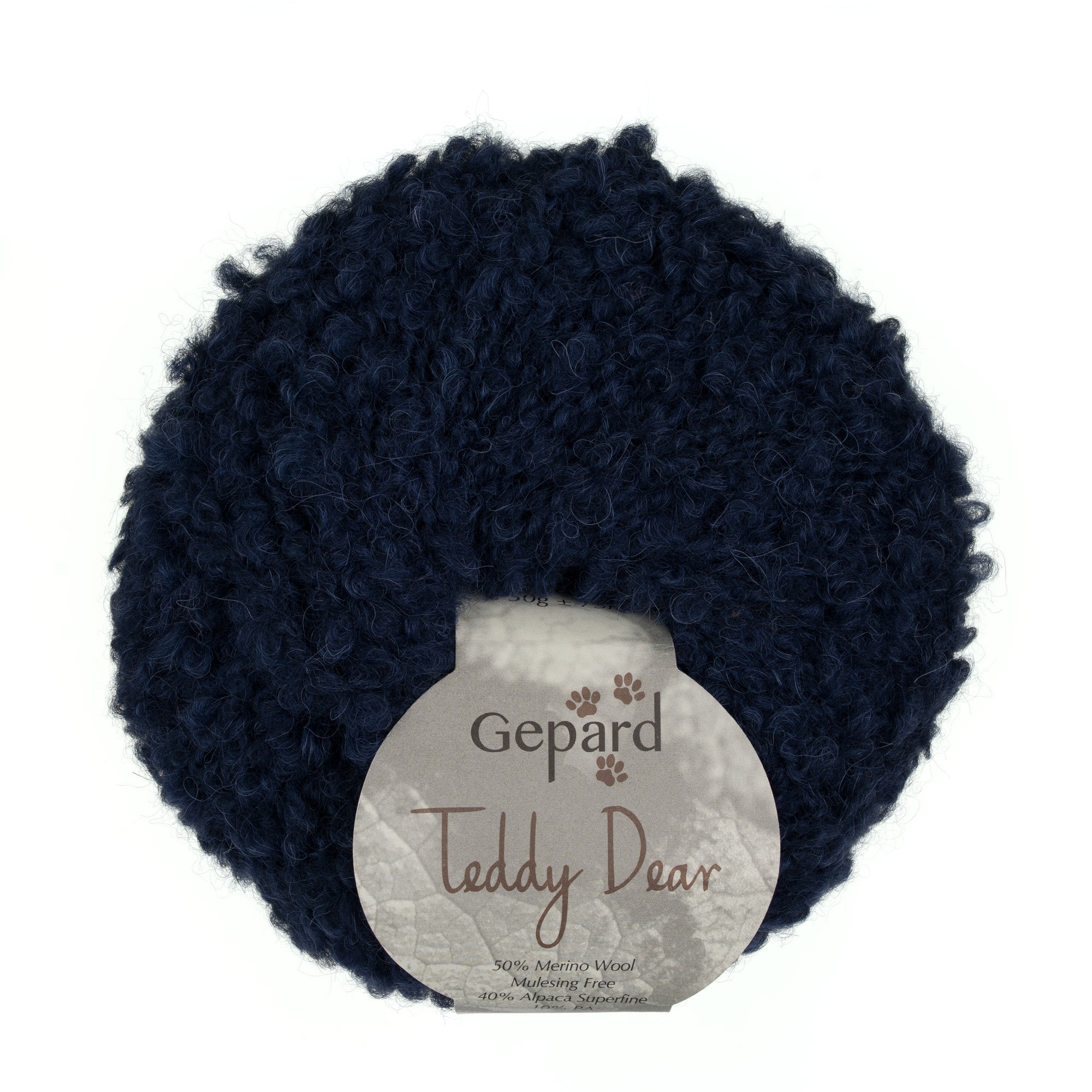 Teddy Dear 780 Marine Blue yarn ball