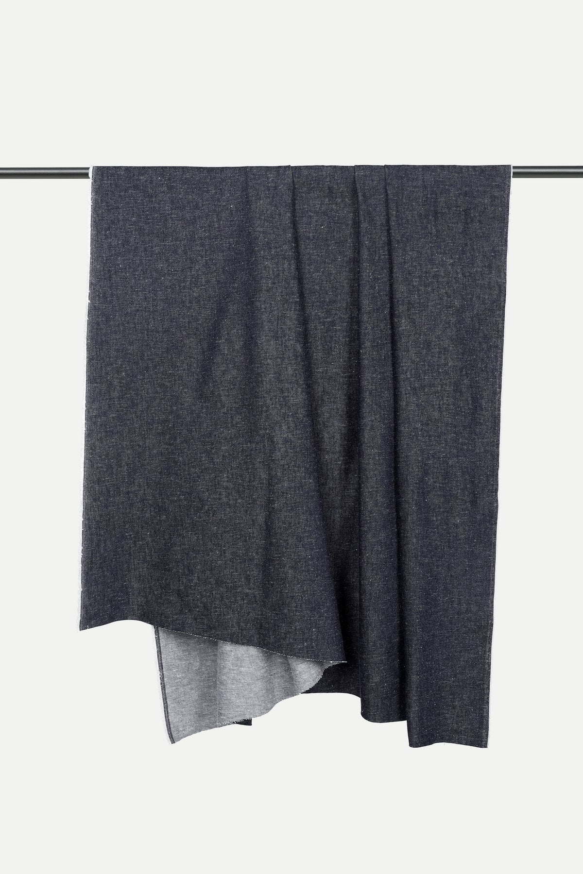 Denim Cotton Linen - Vintage Blue - Fabric - 1