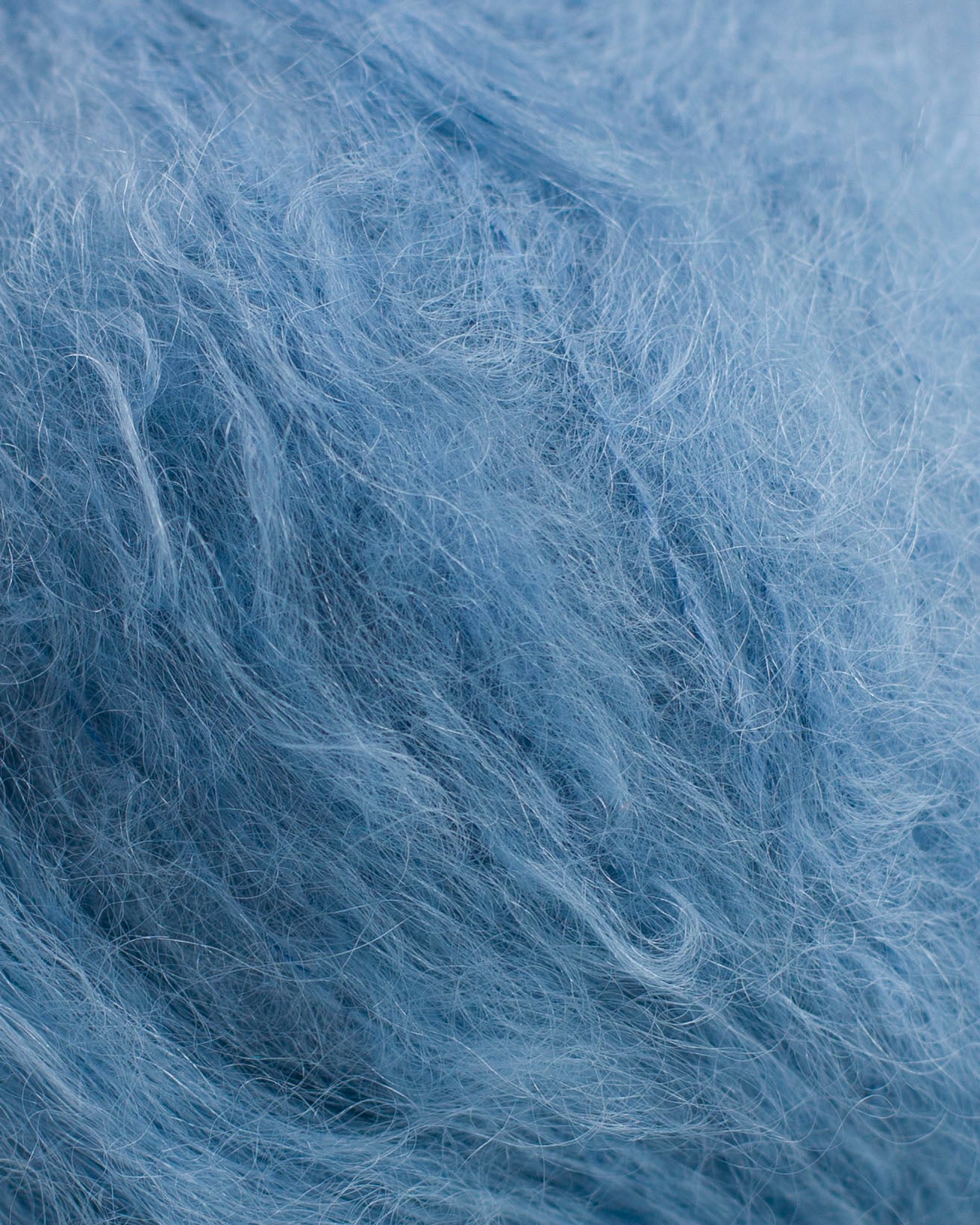 Rauma Tjukk Mohair 071 Himmelblå
