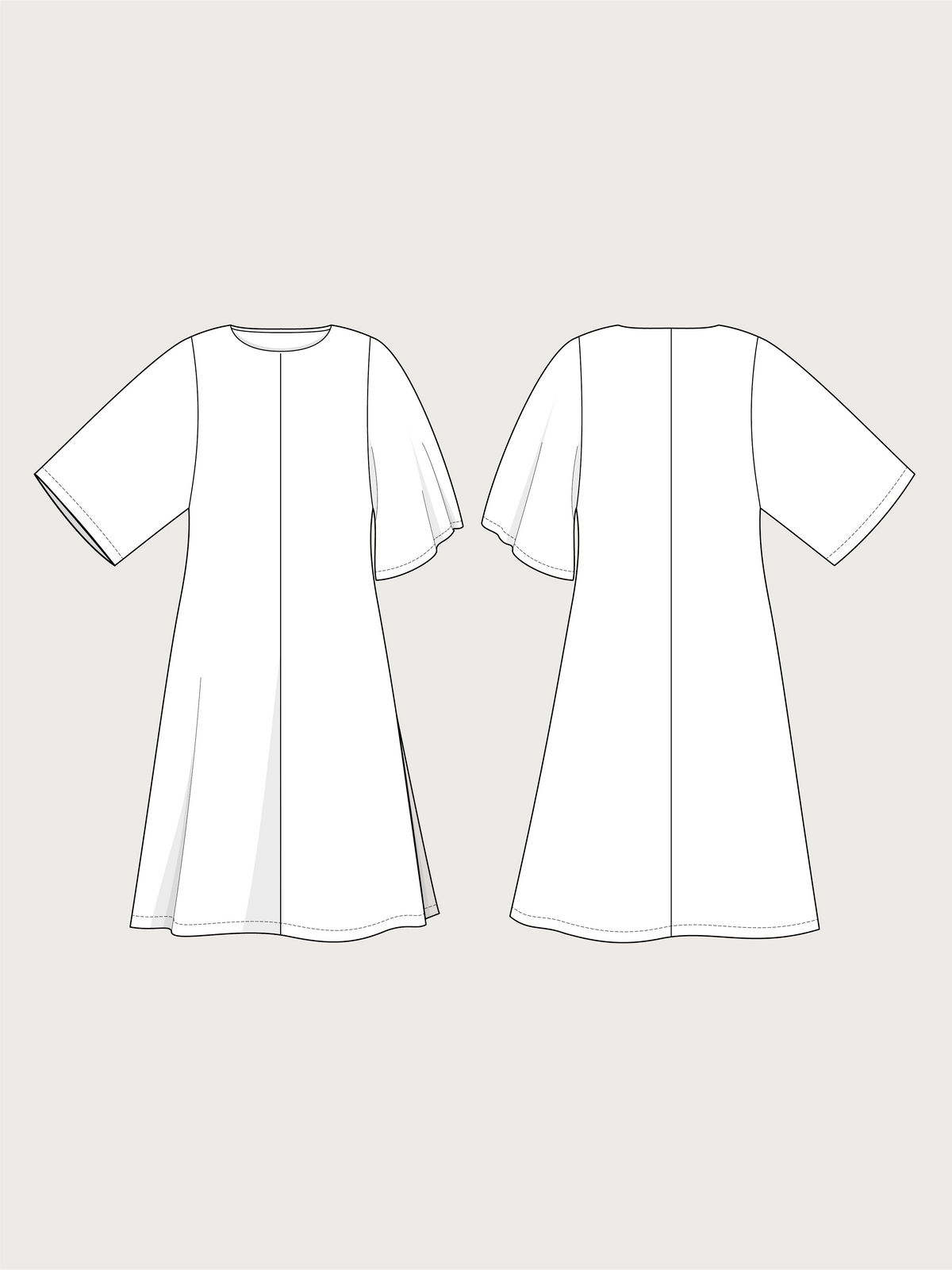 The Assembly Line Wide Sleeve T-Shirt sewing pattern 2